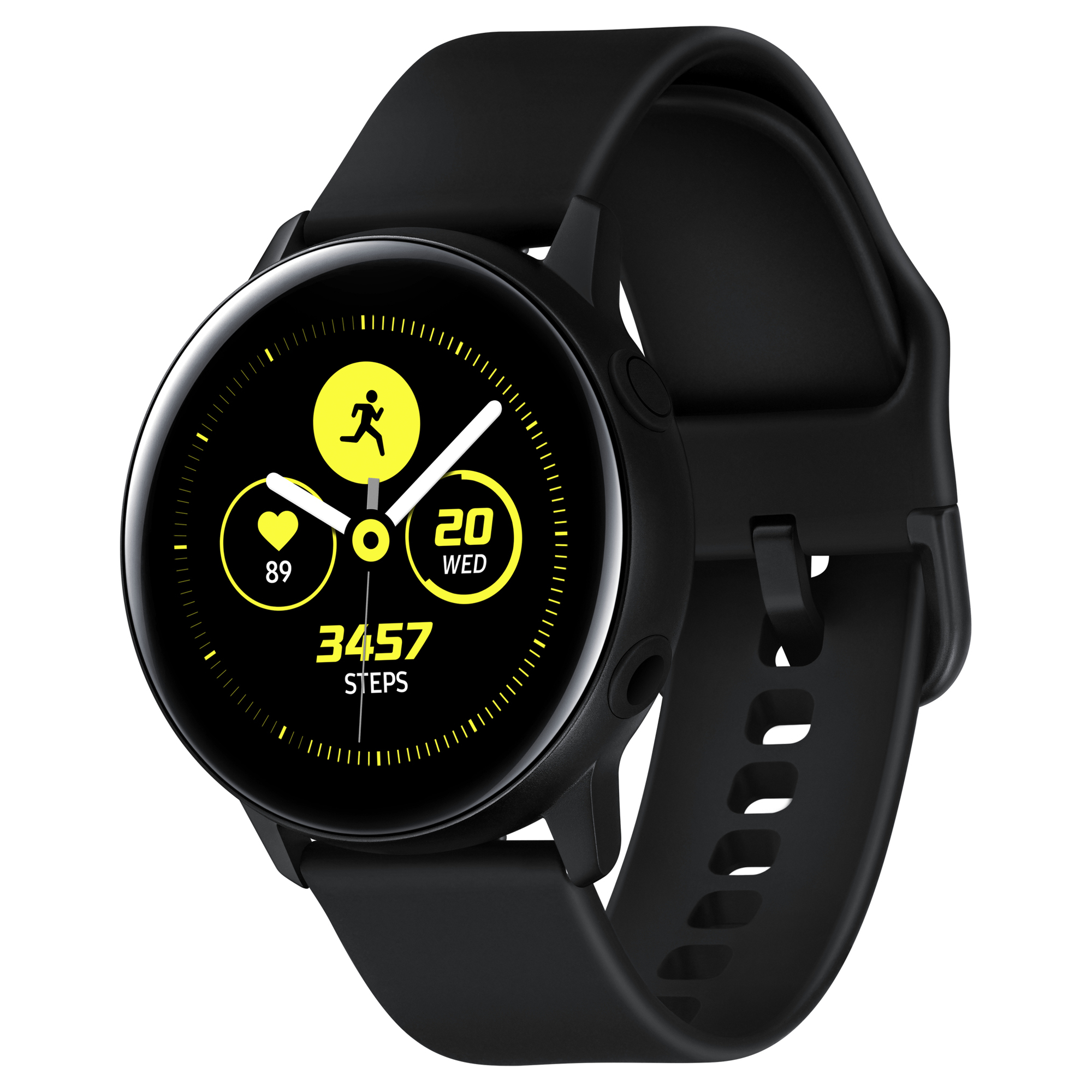 Samsung Galaxy Watch Active 2,79 cm (1.1 ) OLED 40 mm Numérique 360 x 360 pixels Écran tactile Noir Wifi GPS (satellite) - Bon état