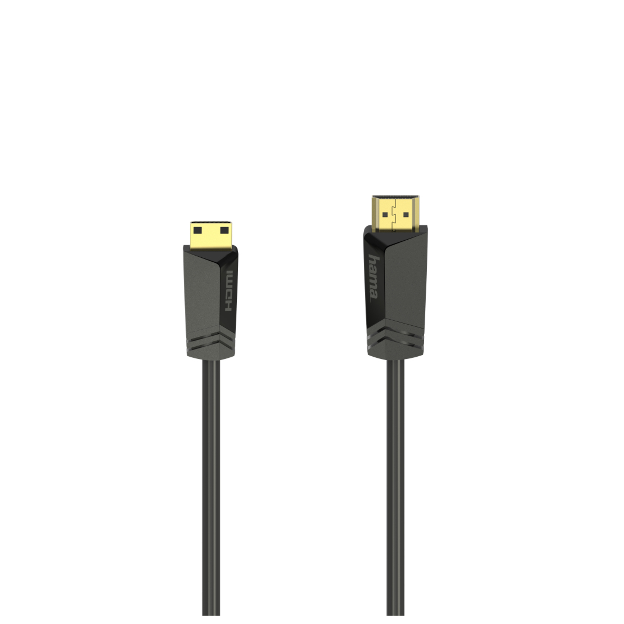 HAMA C&acirc;ble HDMI hte vit ., m&acirc;le - m&acirc;le type C (mini), Ethernet, 1,5 m,