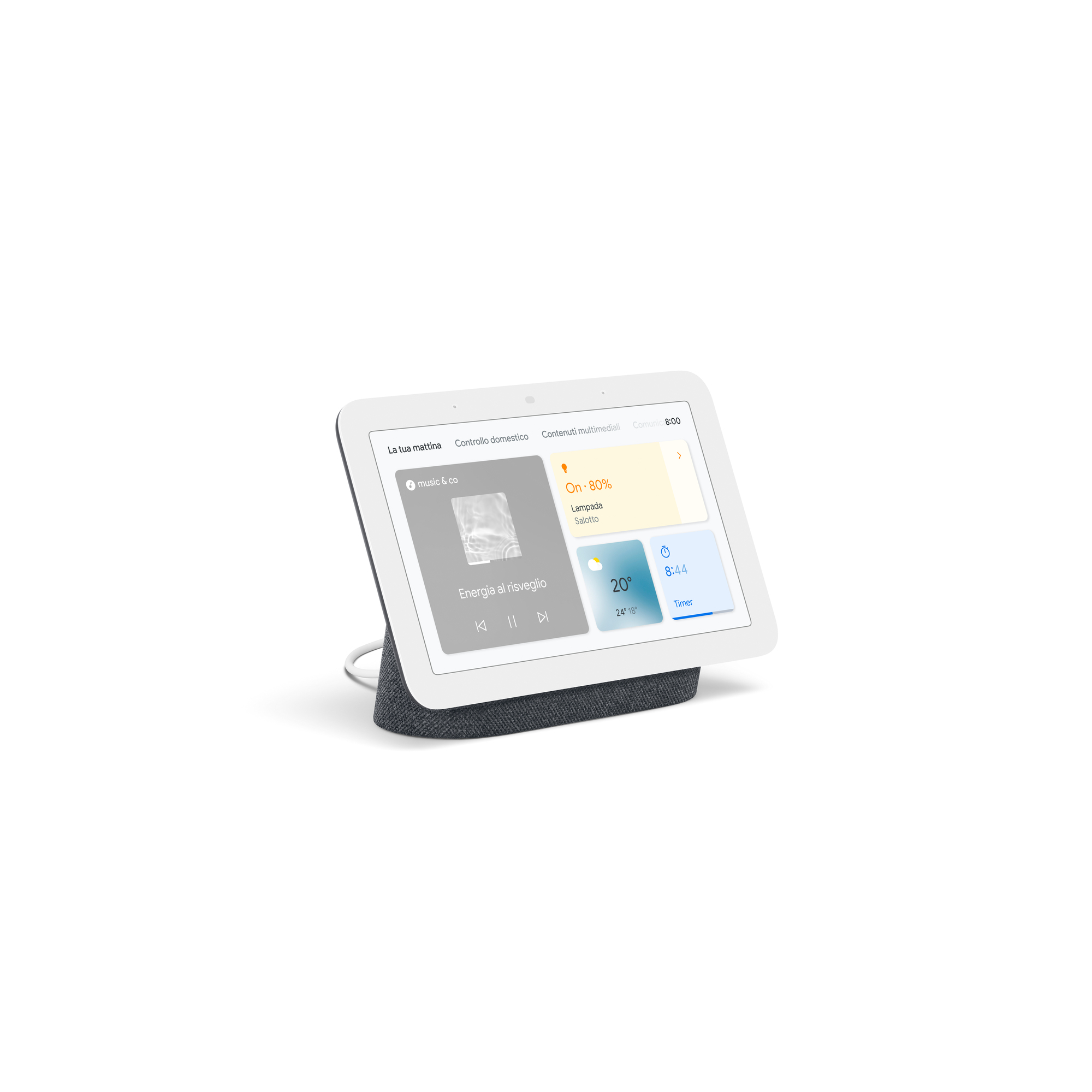 Assistant vocal GOOGLE Nest Hub 2 Charbon - Neuf