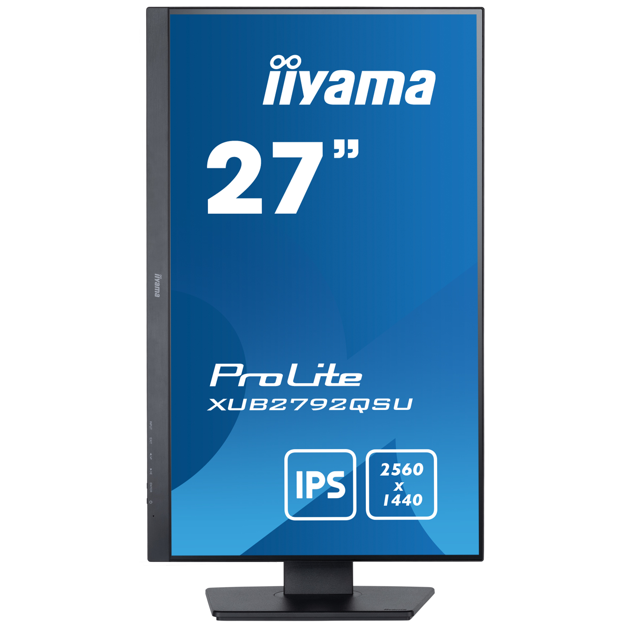 iiyama XUB2792QSU-B5 écran plat de PC 68,6 cm (27 ) 2560 x 1440 pixels Full HD LED Noir - Neuf