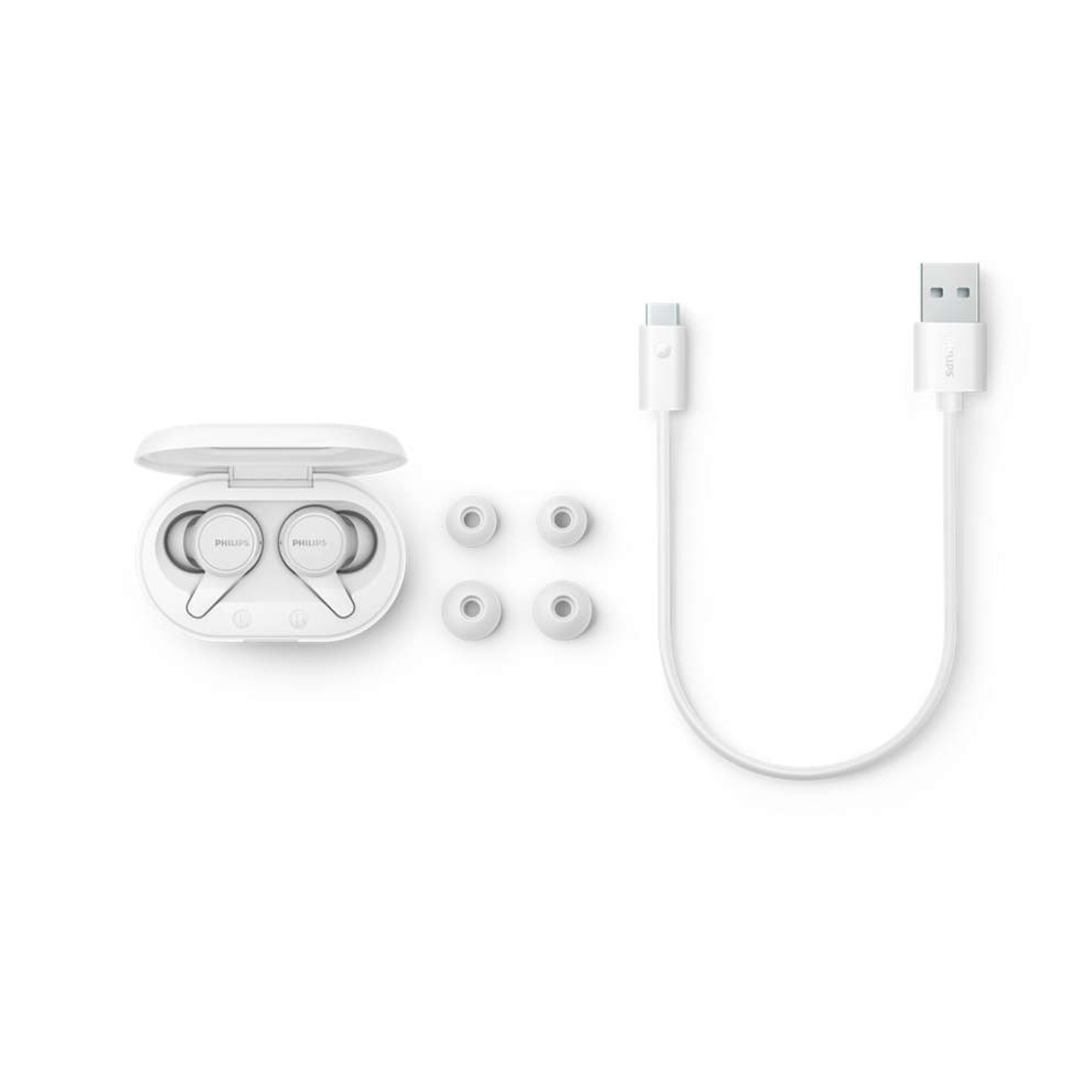 Philips 1000 series TAT1207WT/00 écouteur/casque Sans fil Ecouteurs Bluetooth Blanc - Neuf