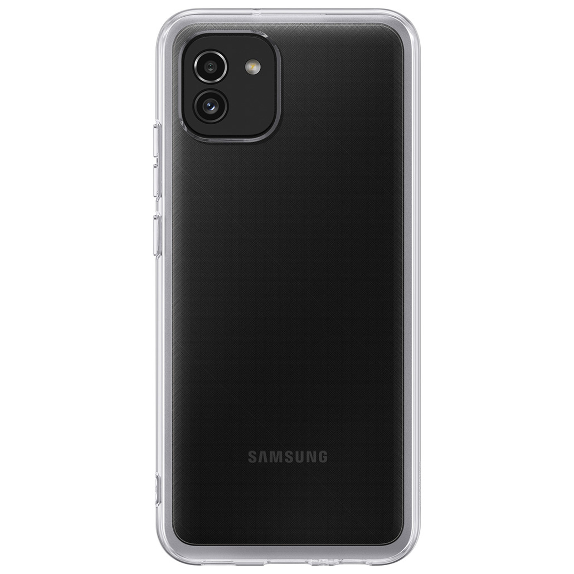 Samsung EF-QA036TTEGEU funda para teléfono móvil 16,5 cm (6.5 ) Transparente - nuevo