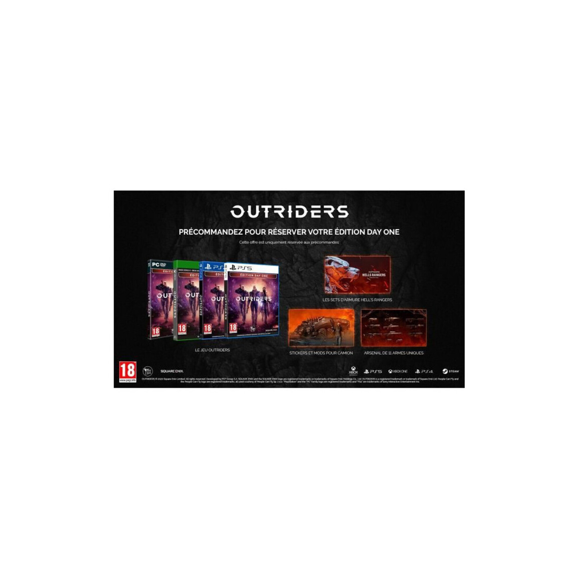 Outriders Édition Day One Jeu Xbox One - Neuf