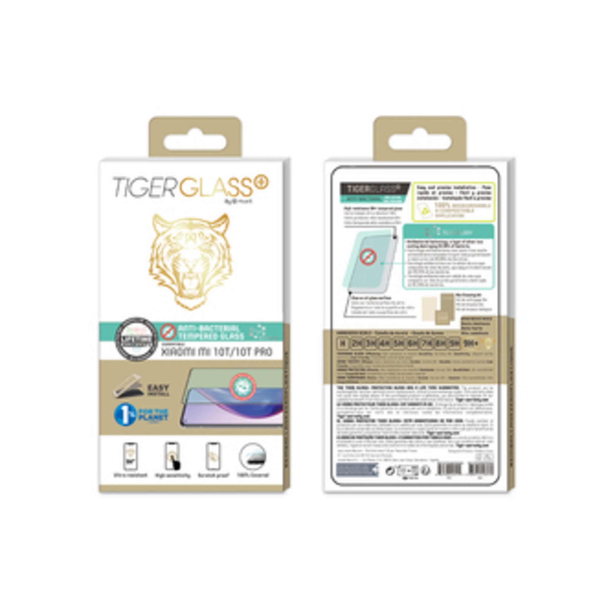TIGER GLASS PLUS VERRE TREMPE ANTIBACTERIEN: XIAOMI Mi 10T / 10T PRO - vue 2
