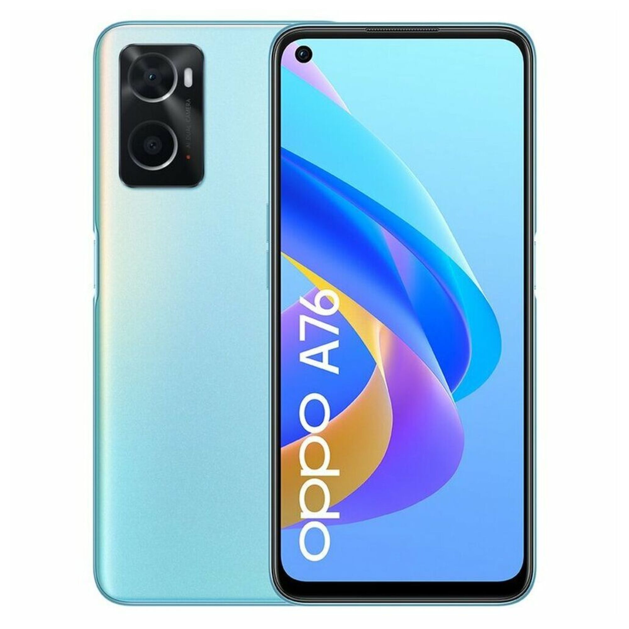 Oppo A76 128 Go, Bleu, débloqué - Très bon état