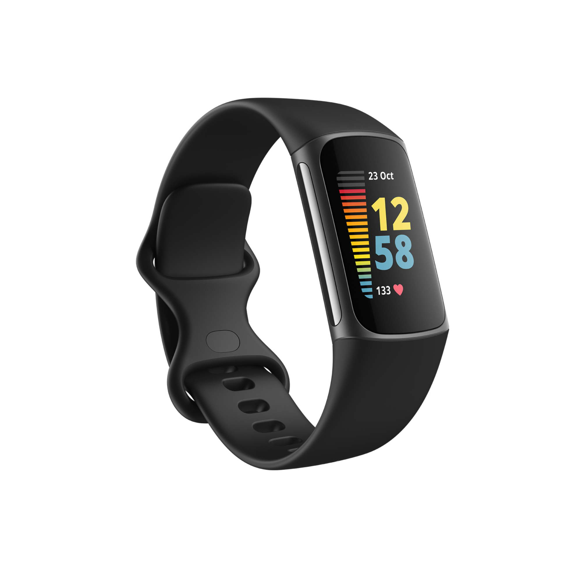Fitbit Charge 5 AMOLED Bracelet connecté Noir, Graphite - Neuf