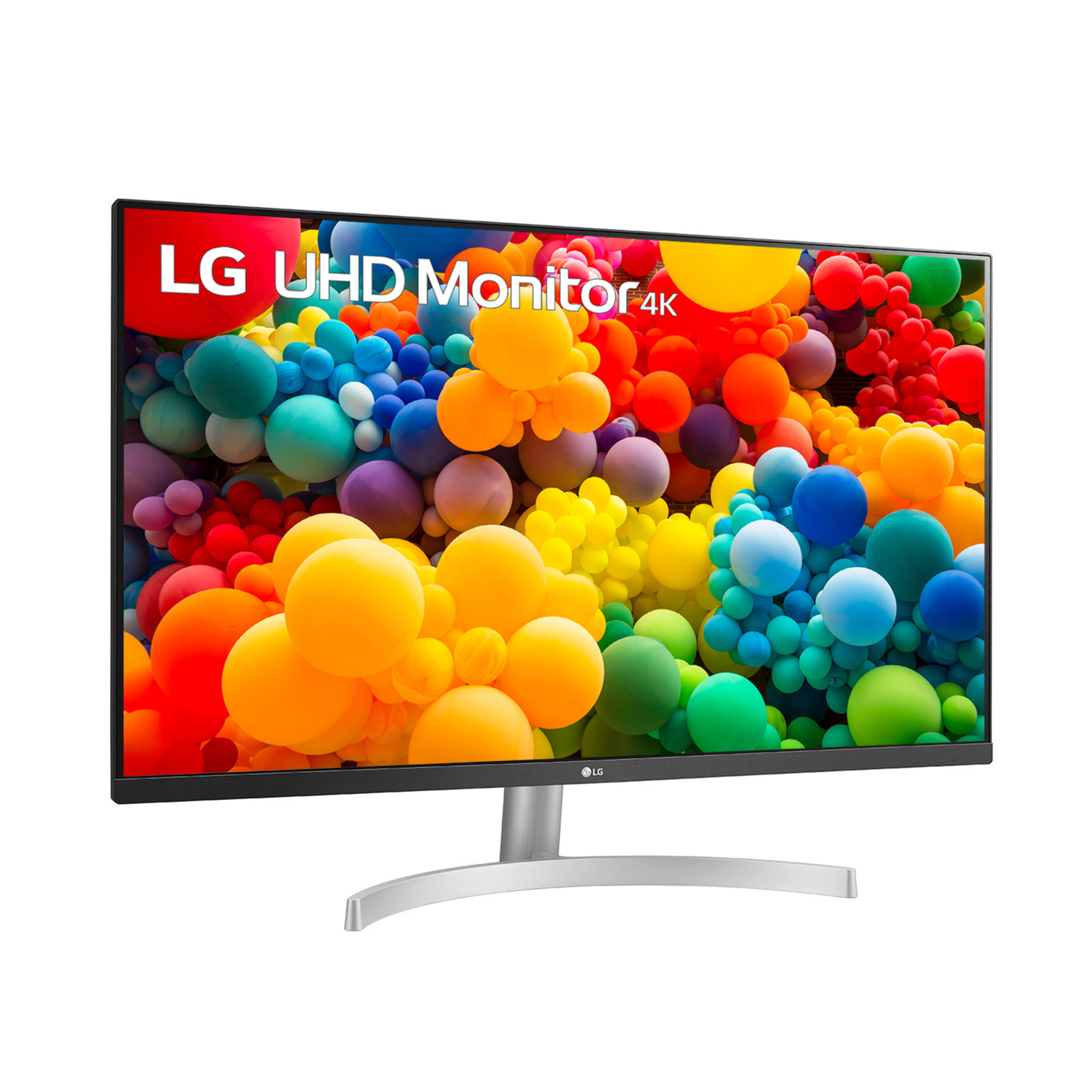 LG 32UN500 W Écran LED 31.5 3840 x 2160 4K @ 60 Hz VA 350 cdm² 3000:1 HDR10 4 ms 2xHDMI DisplayPort haut parleurs - vue 3