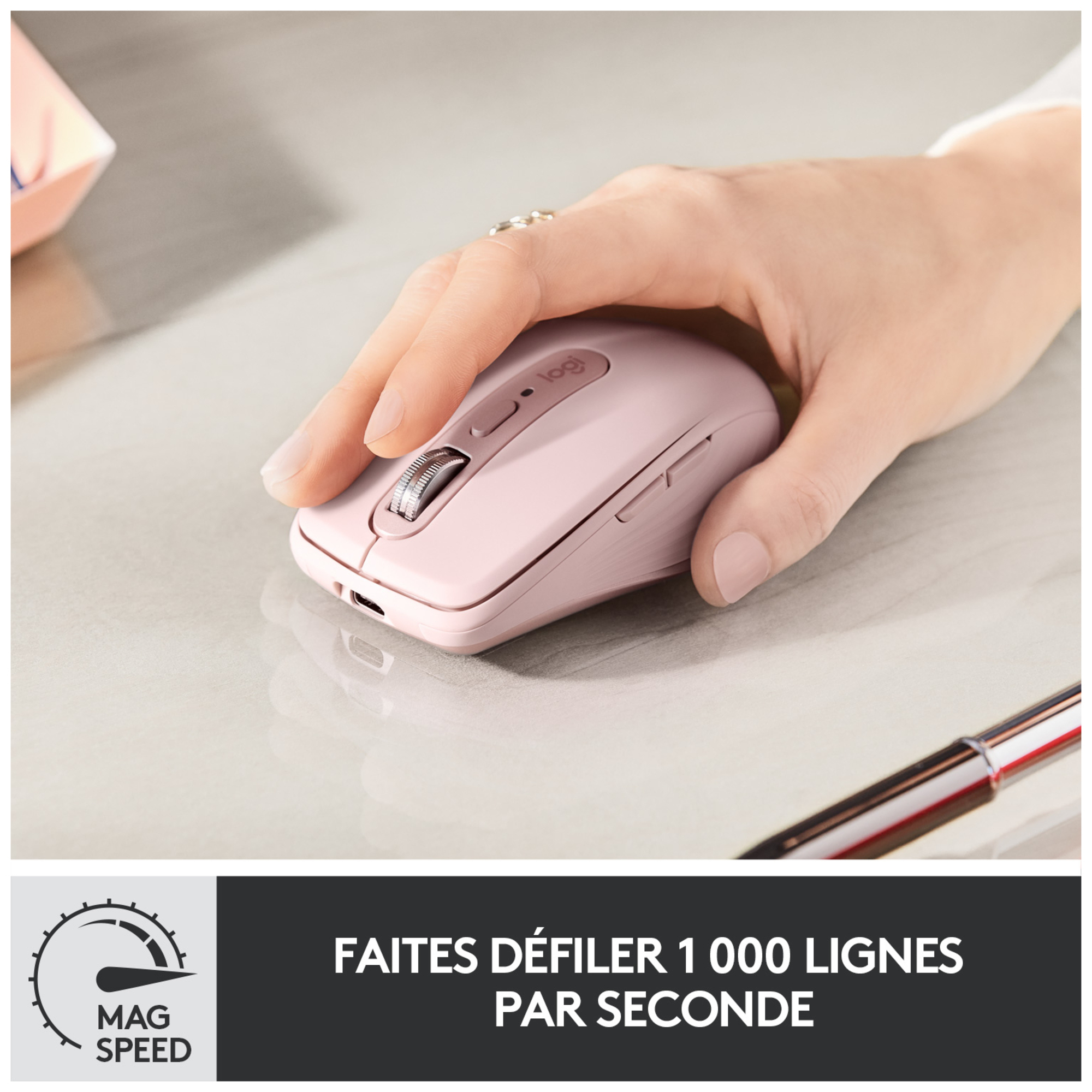 Logitech MX Anywhere 3 - Rose - Neuf Logitech MX Anywhere 3 - Rose - Neuf