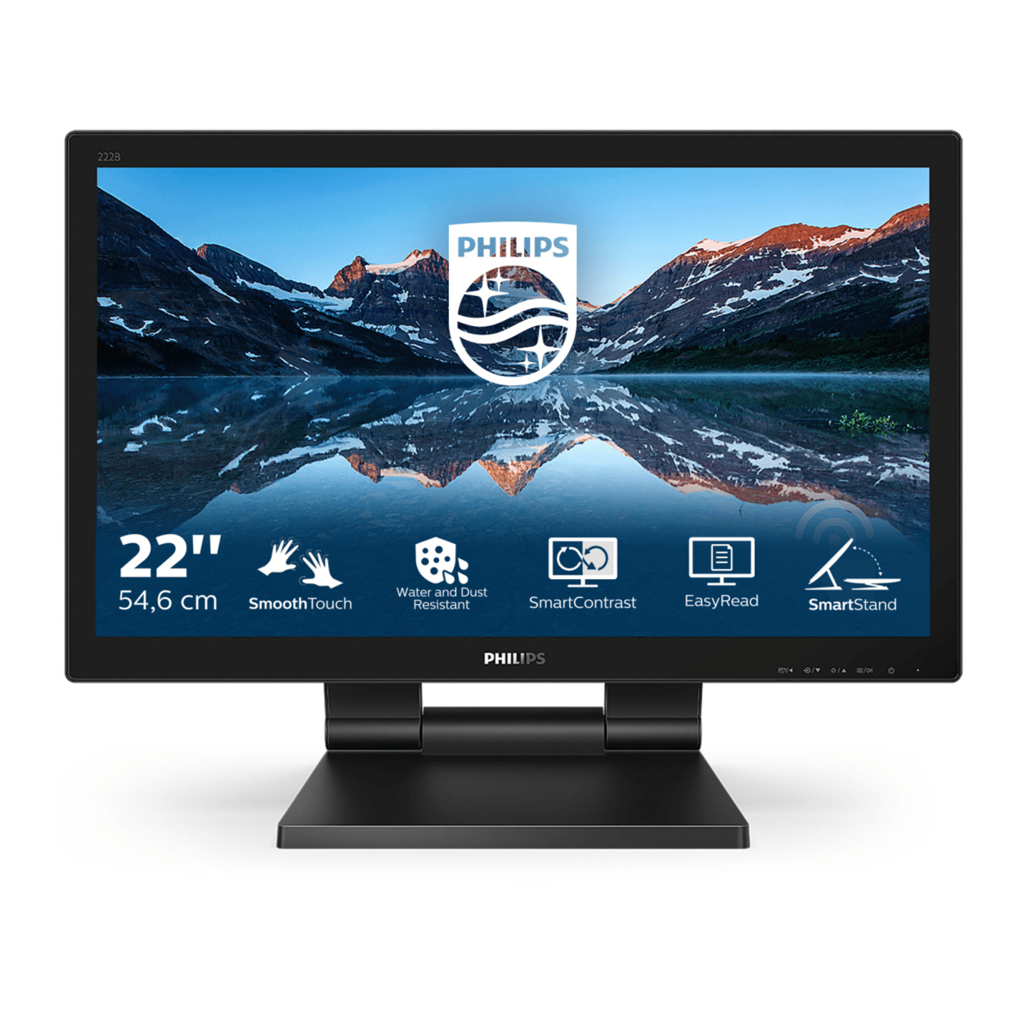 Philips Moniteur LCD avec SmoothTouch 222B9T/00 - Neuf