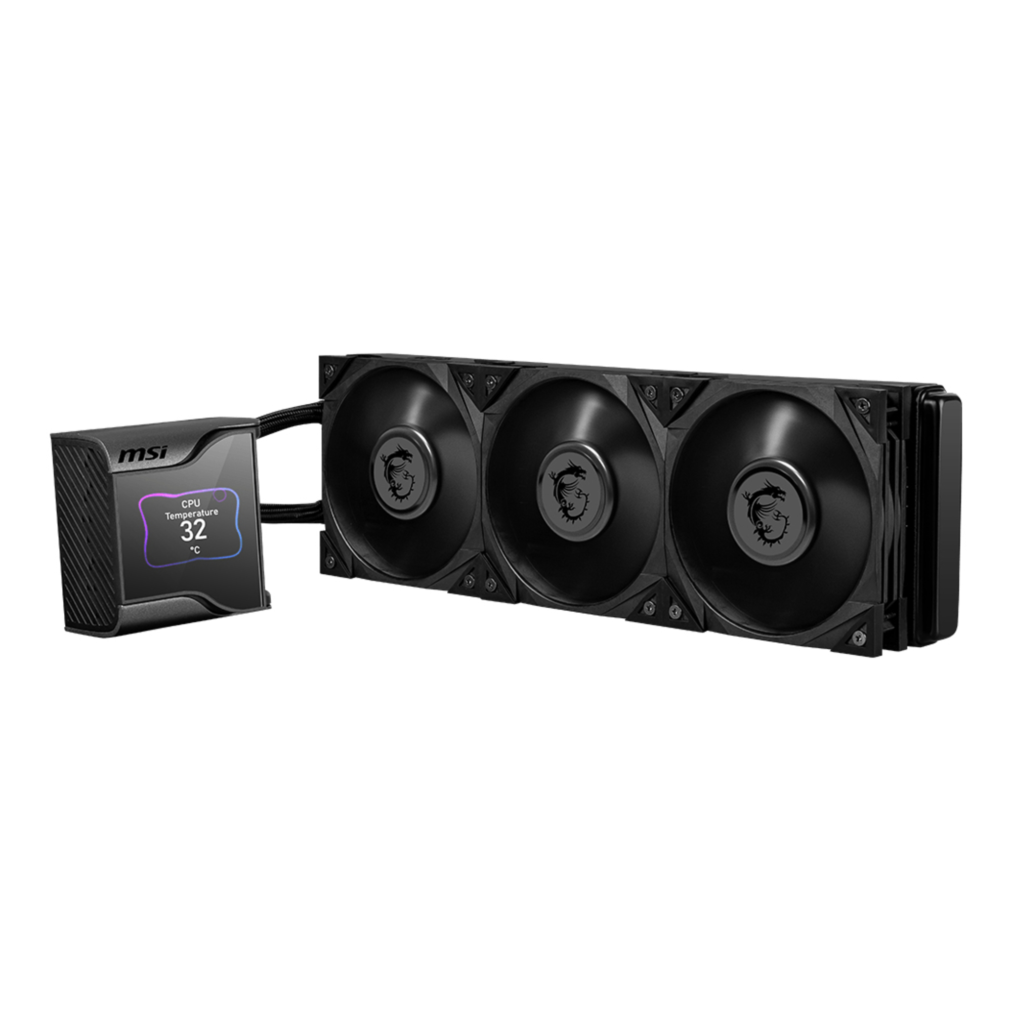 MSI MEG CORELIQUID S360 système de refroidissement d'ordinateur Processeur Refroidisseur de liquide tout-en-un 14 cm Noir - Neuf