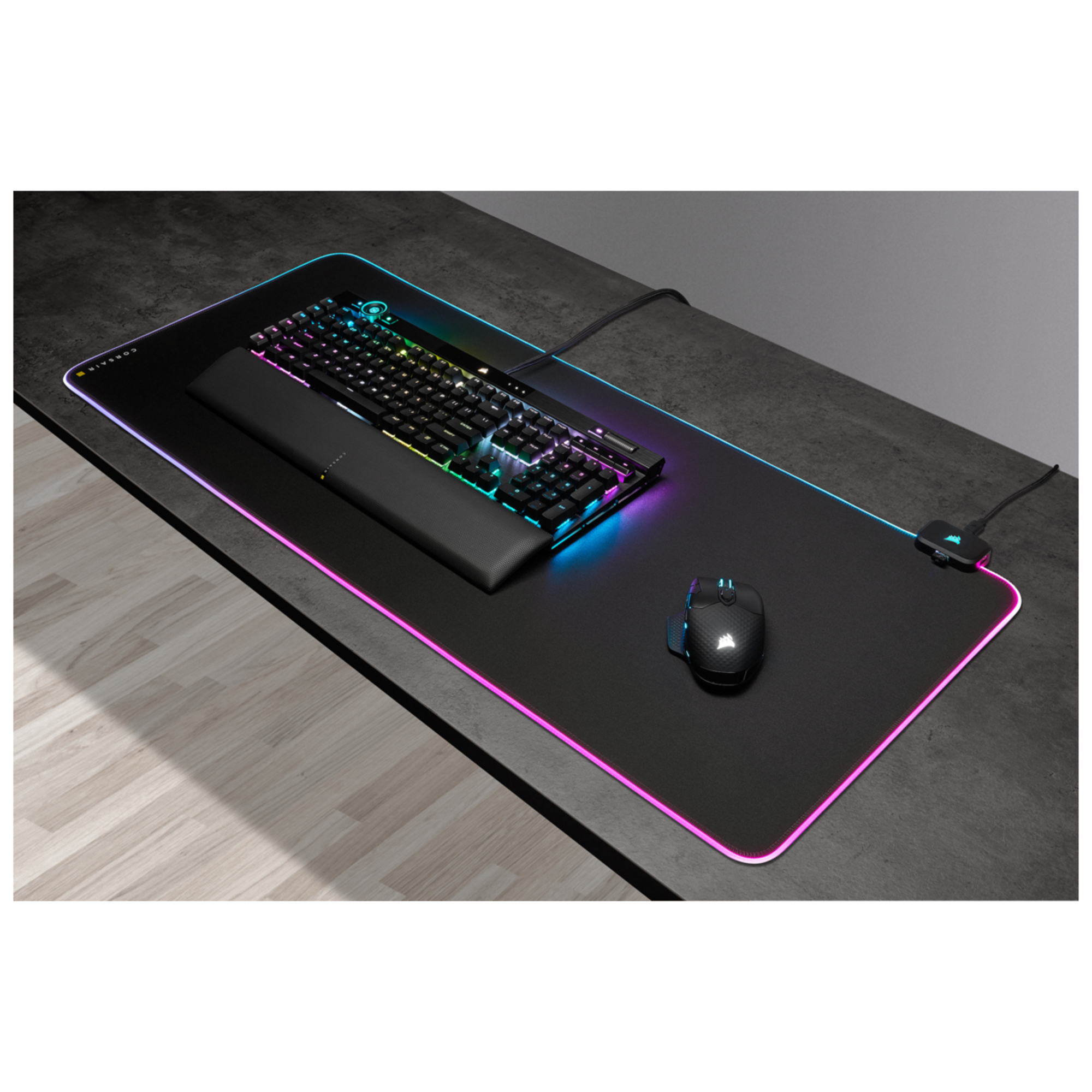 Corsair MM700 RGB Tapis de souris de jeu Noir - Neuf