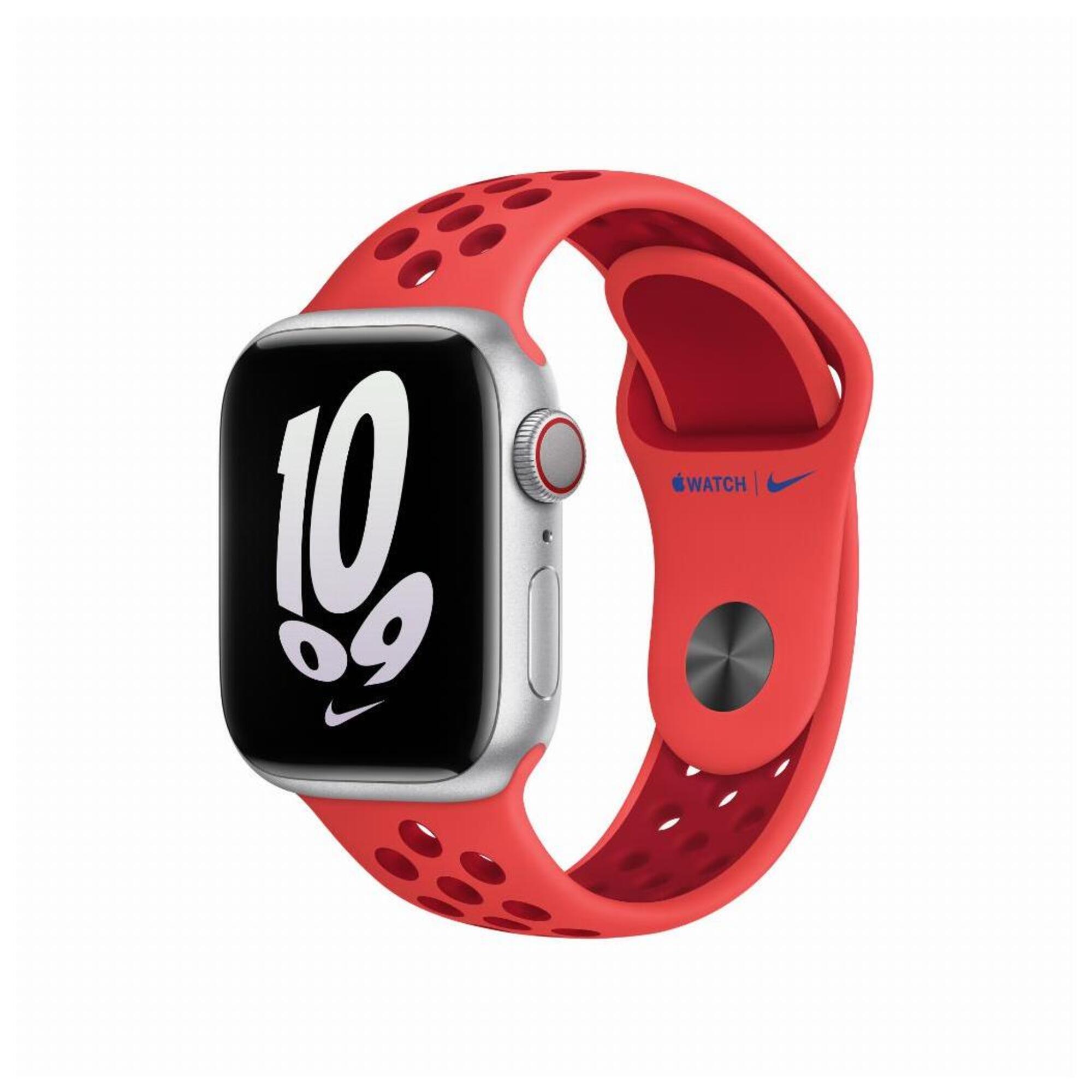 Apple MPGW3ZM/A accessoire intelligent à porter sur soi Bande Rouge Fluoroélastomère - Neuf