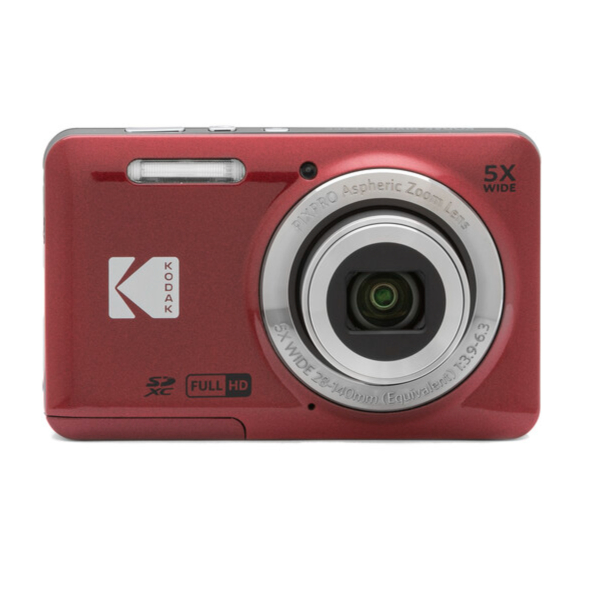 Kodak PIXPRO FZ55 1/2.3  Appareil-photo compact 16 MP CMOS 4608 x 3456 pixels Rouge - Neuf