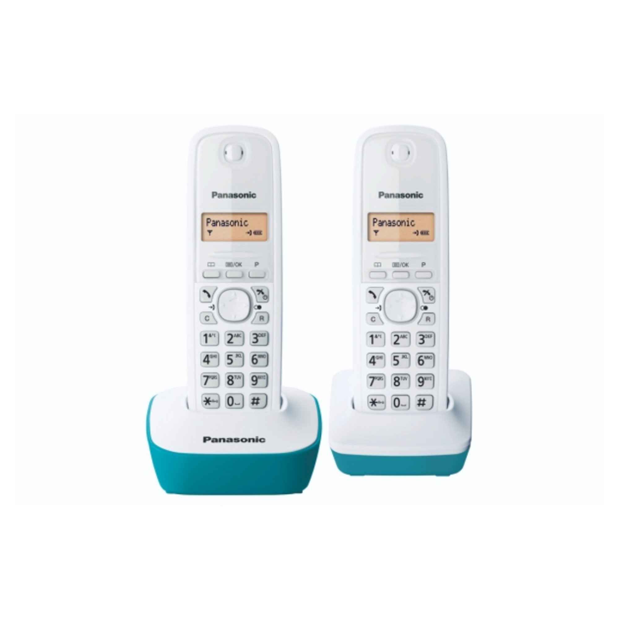 Panasonic KX TG1612FRC Téléphone Duo sans fil DECT sans répondeur - vue 4