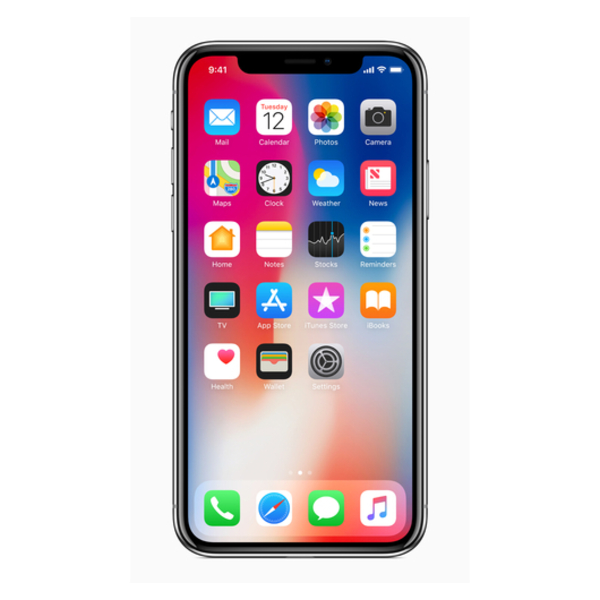 iPhone X 256 Go, Argent, débloqué - Excellent état