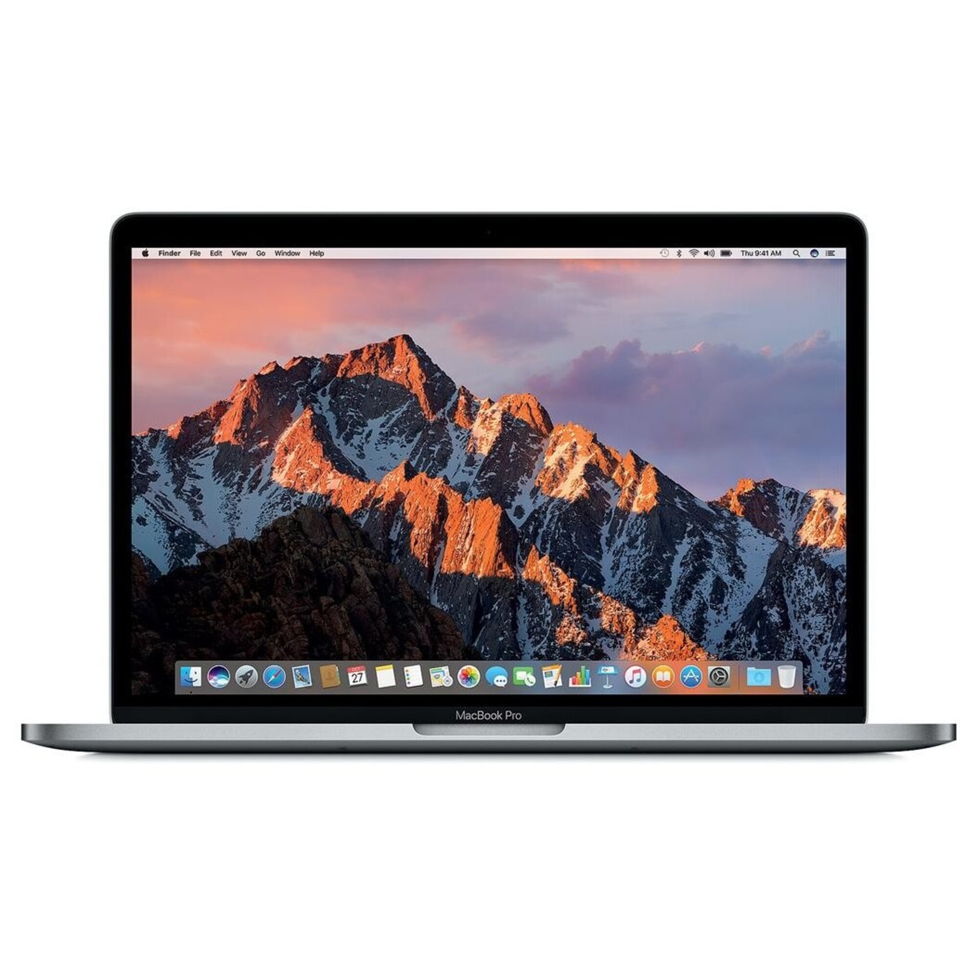 MacBook Pro  Core i5 (2017) 13  2,3 GHz 256 Go SSD 8 Go Intel Iris Plus Graphics 640 Gris Sidéral - Qwertz - Allemand - Bon état