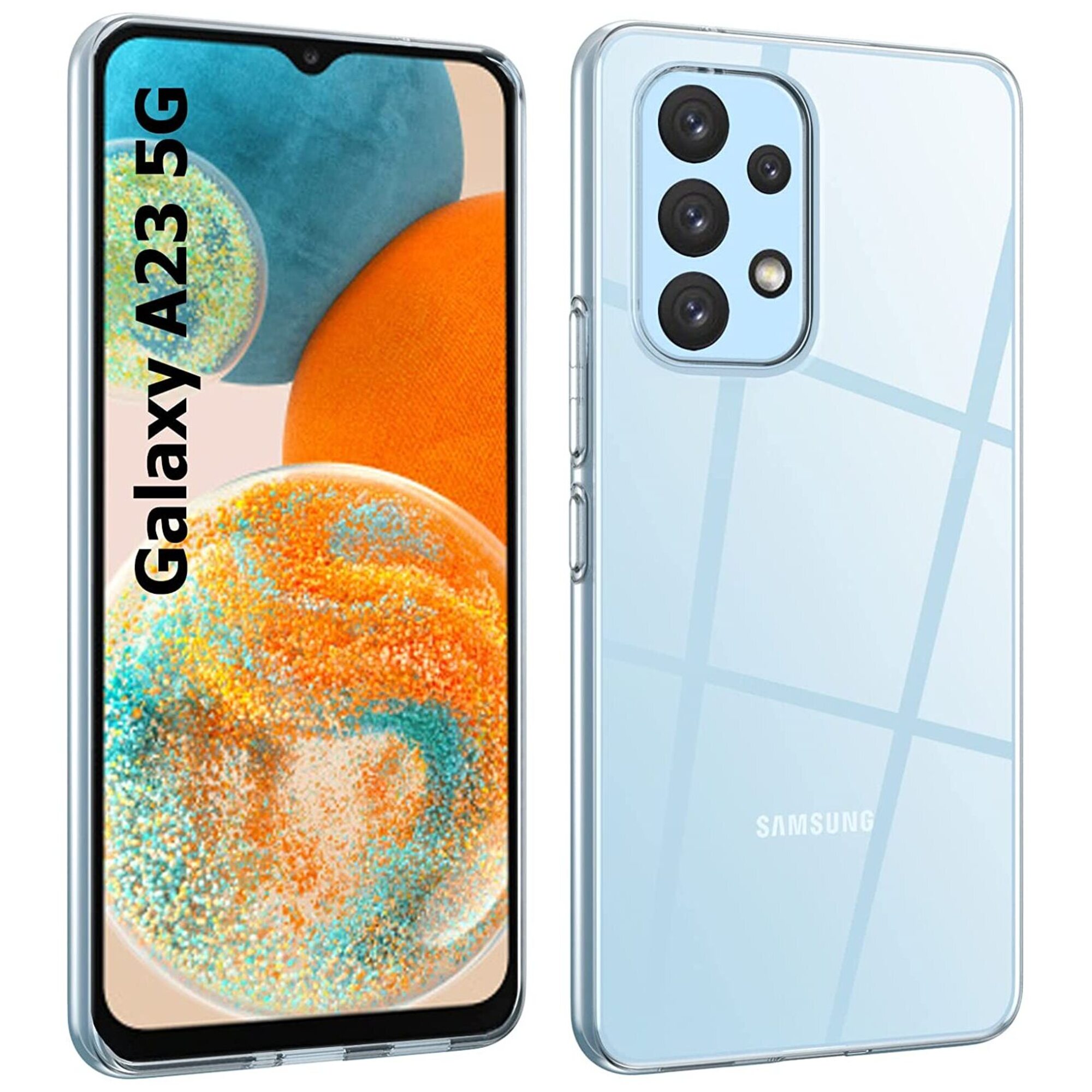 XEPTIO  Coque Transparente pour Samsung Galaxy A23 5G