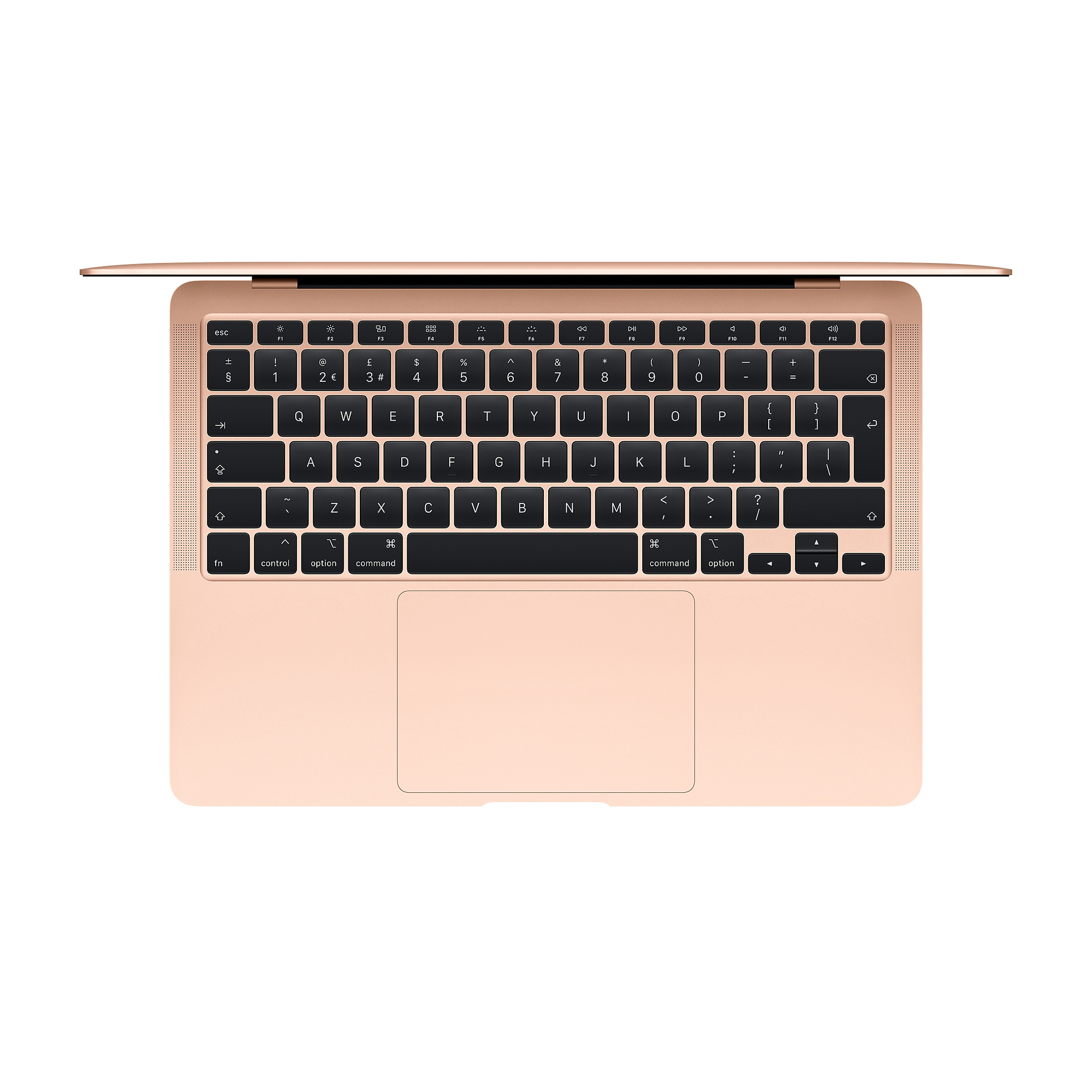 MacBook Air Core i3 (2020) 13.3', 1.1 GHz 256 Go 8 Go Intel Iris Plus Graphics, Or - AZERTY - Bon état