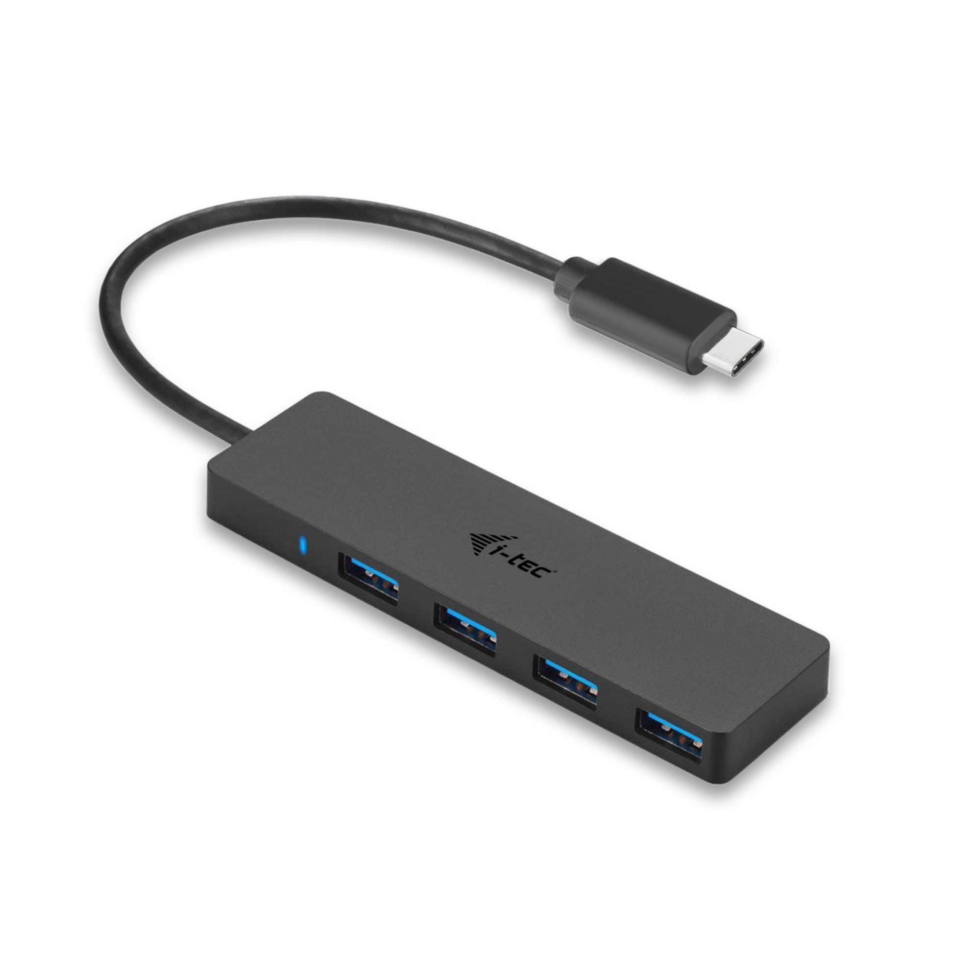 i tec USB C Slim Passive Hub 4 Ports - vue 3