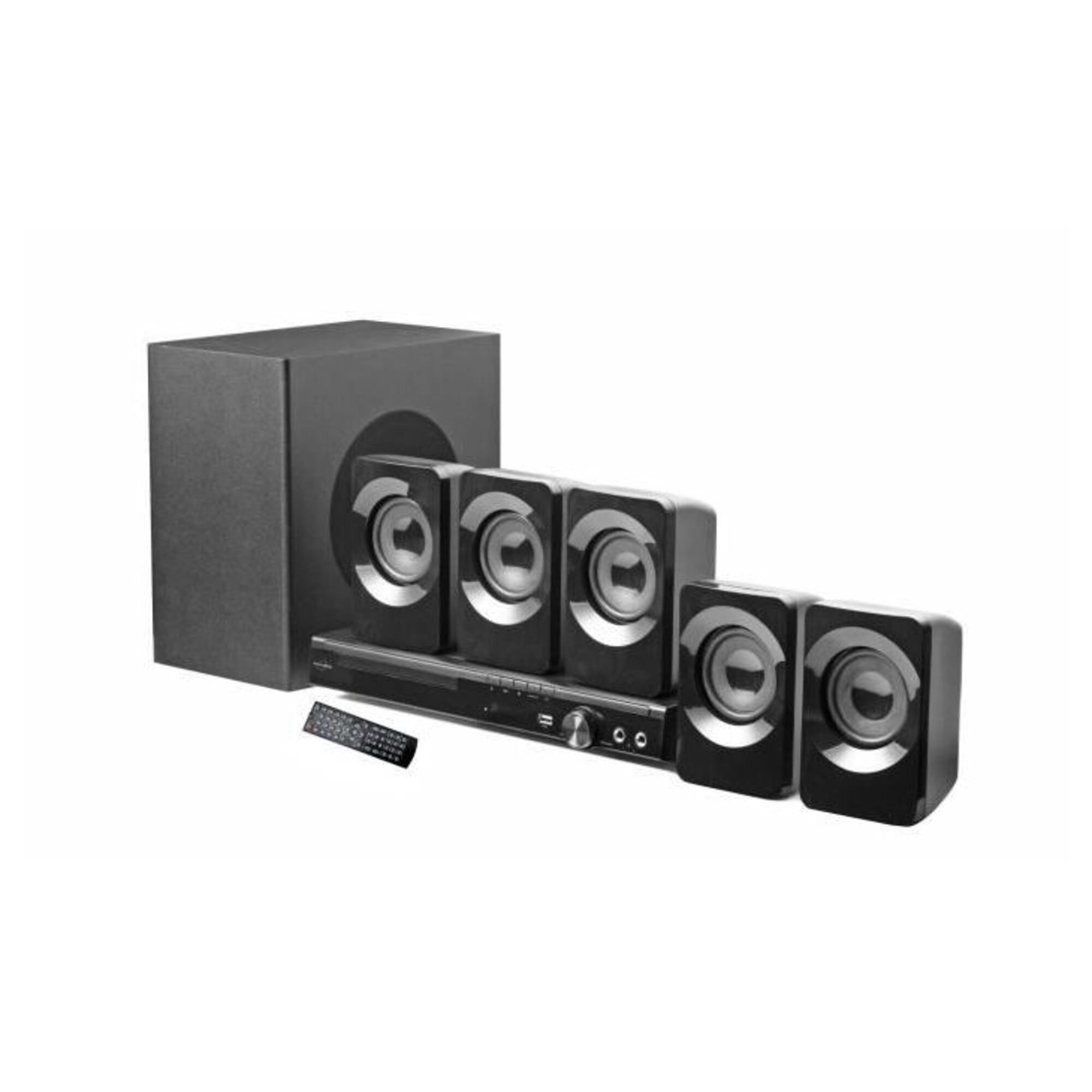 Système Home cinéma 5.1 INOVALLEY avec caisson de basse Bluetooth et lecteur DVD - vue 2