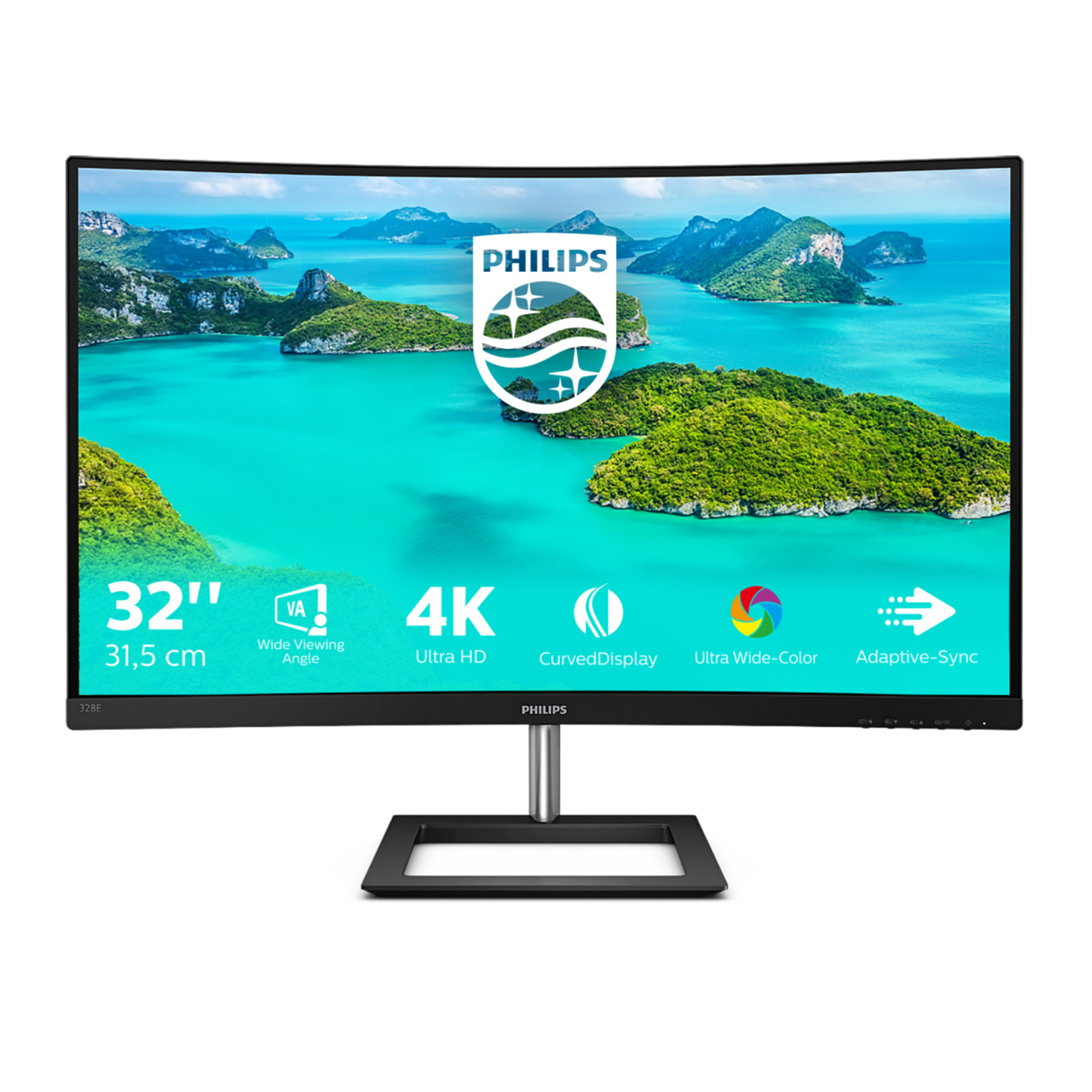 Philips E Line 328E1CA/00 LED display 80 cm (31.5 ) 3840 x 2160 pixels 4K Ultra HD LCD Noir - Neuf