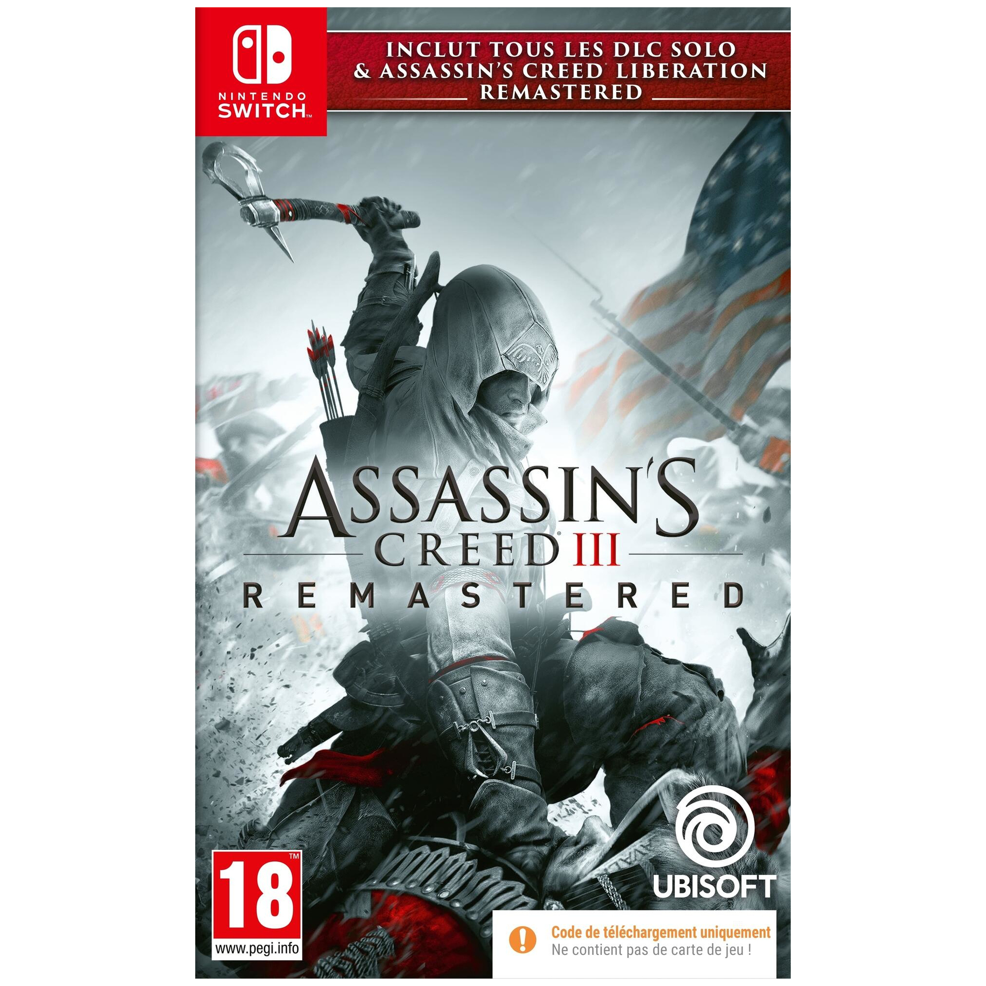 Assassin' creed 3 + assassin' creed liberation remaster switch code in box - vue 2