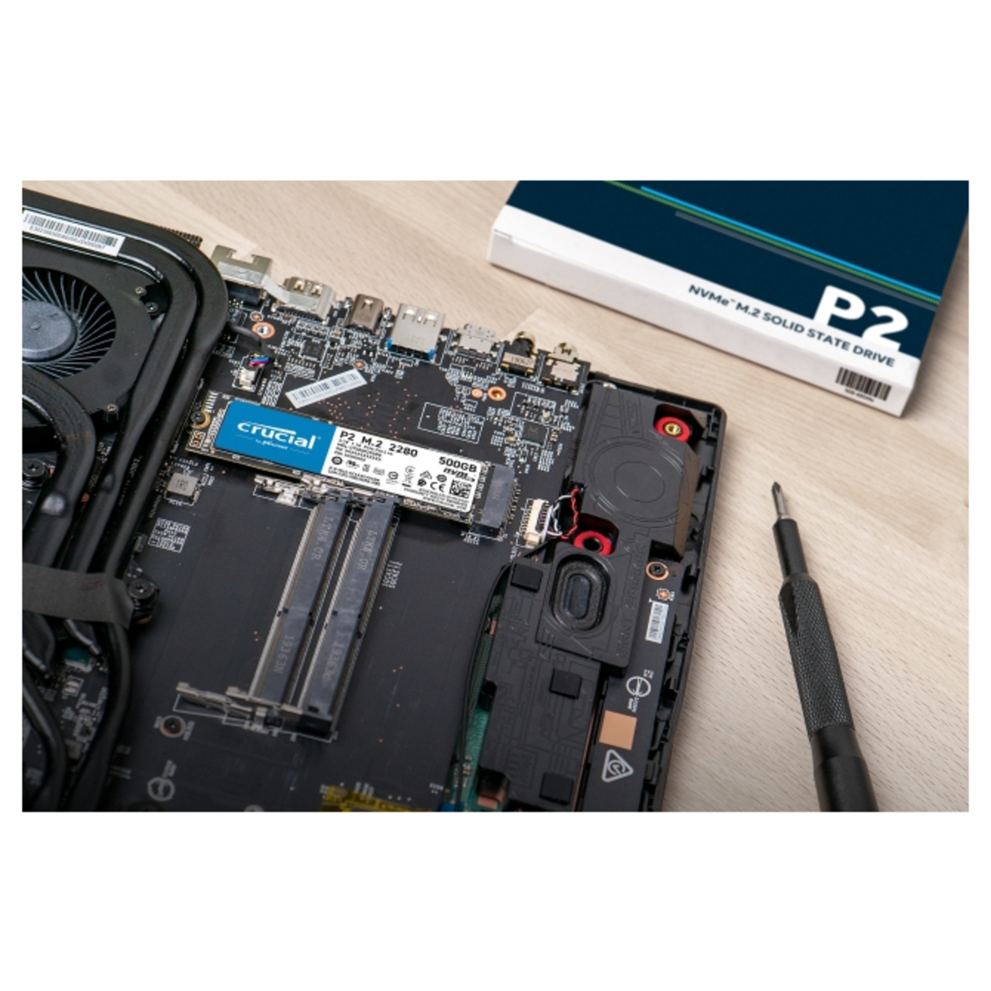 Crucial P2 .2 PCI Express 3.0 NVMe Neuf - vue 3