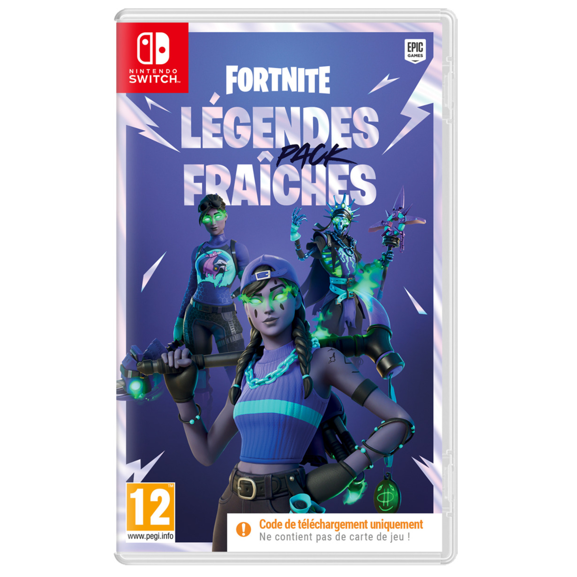 Fortnite Pack Legendes fraiches Nintendo SWITCH (Code de téléchargement) - Neuf