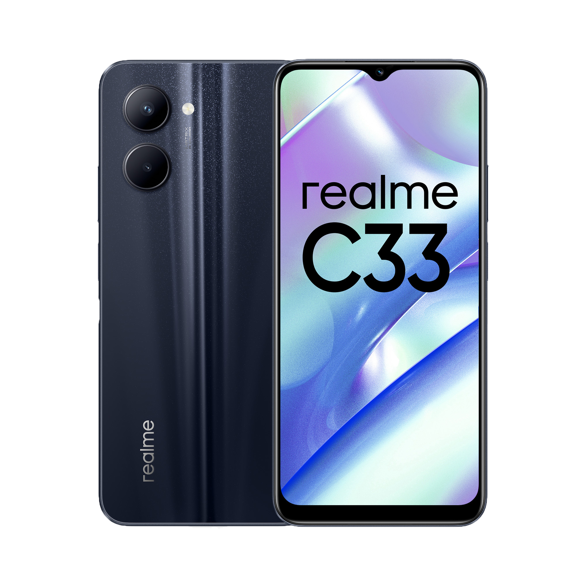 Realme C33 128 Go, Noir, Débloqué - Neuf