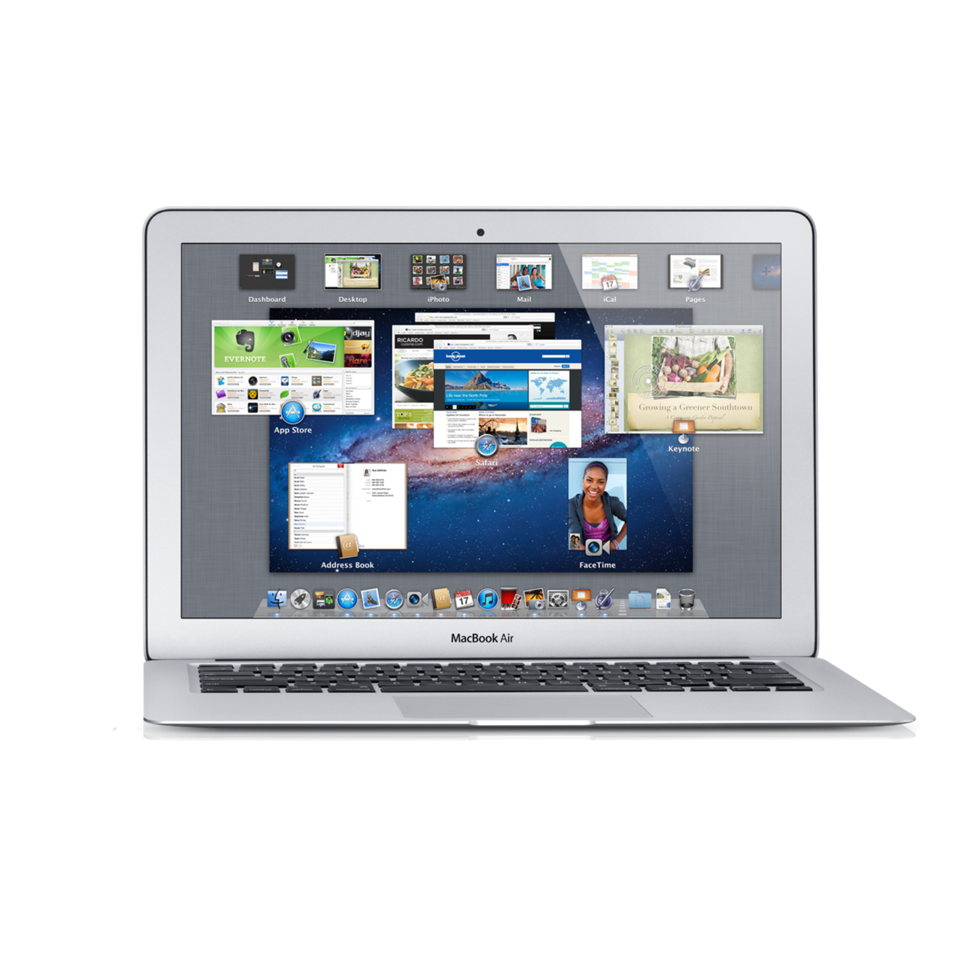 MacBook Air Core i5 (2012) 13.3', 1.8 GHz 128 Go 4 Go HD Graphics 4000, Argent - AZERTY - Excellent état