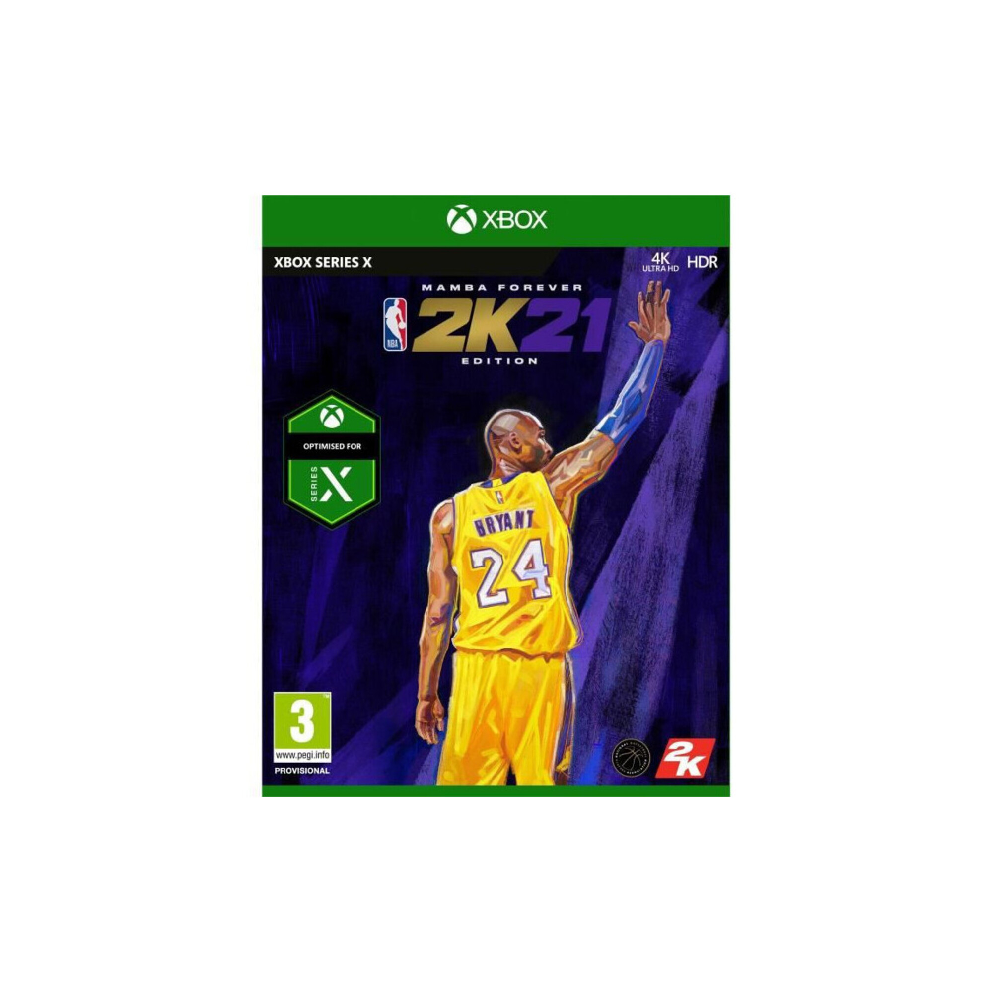 NBA 2K21 Edition Mamba Forever Jeu Xbox Series X Neuf