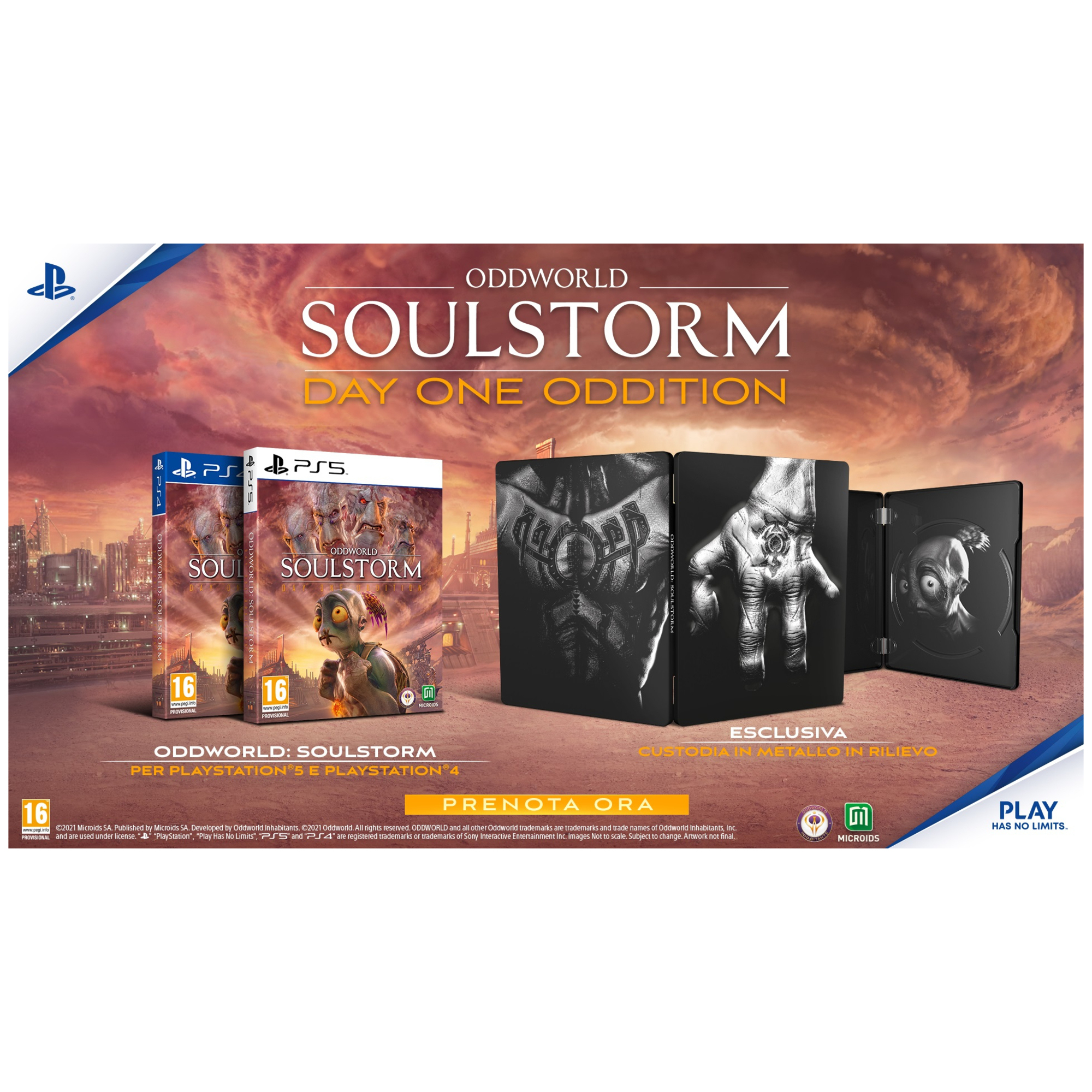 PLAION Oddworld: Soulstorm Day One Edition Premier jour Multilingue PlayStation 4 - Neuf