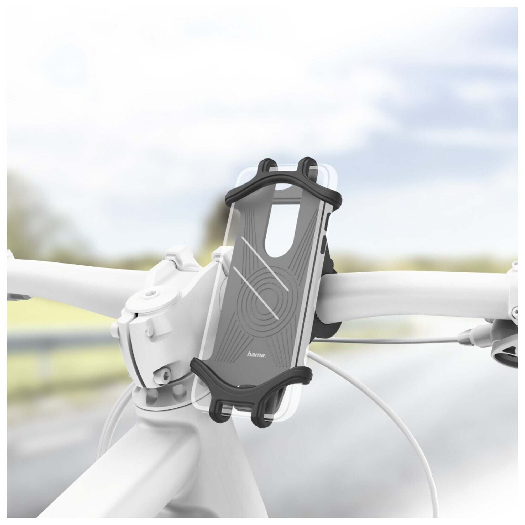 Support de vélo universel pour smartphone jusque 6 8cm large et 13 15cm hauteur Neuf
