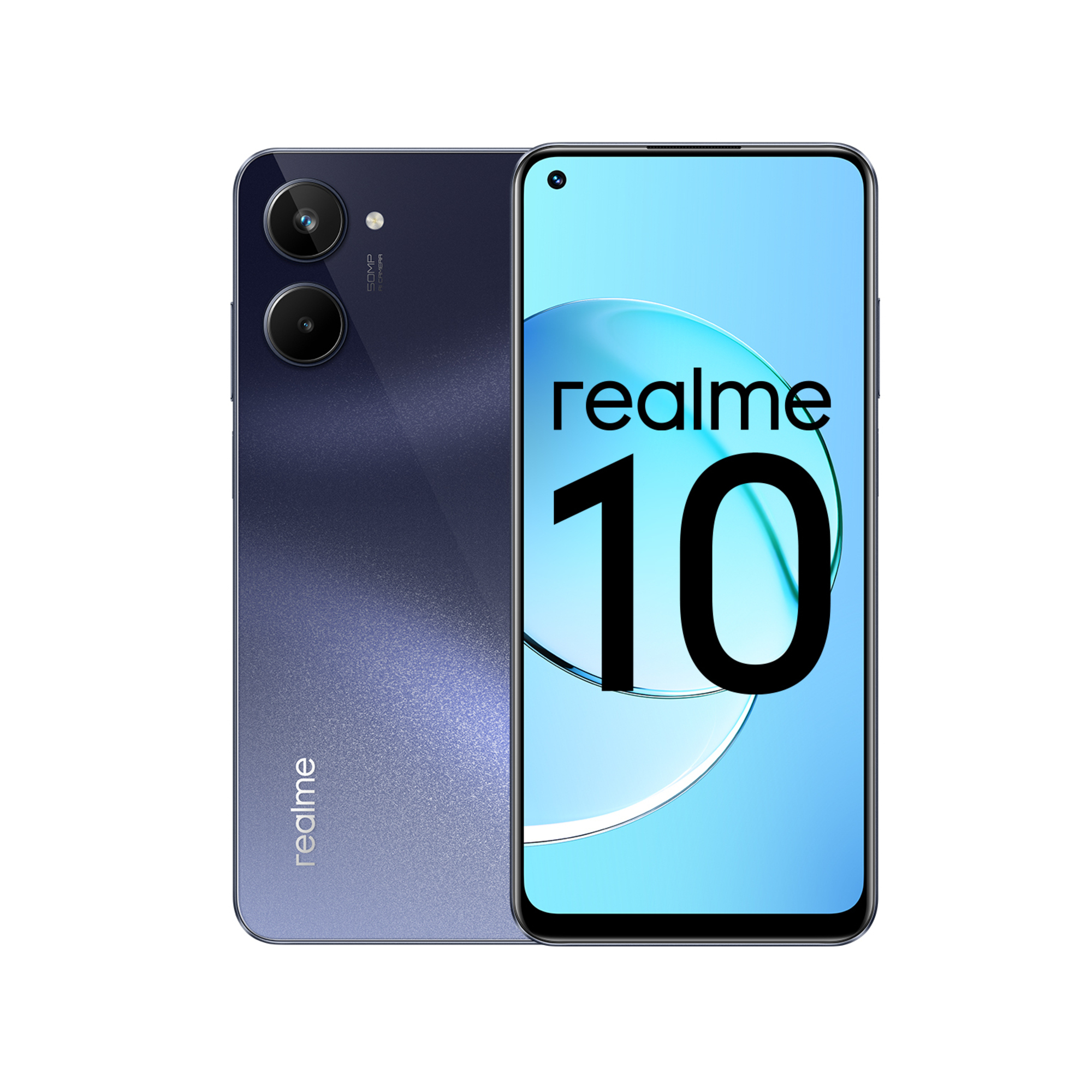 Realme 10 128 Go, Noir, Débloqué - Neuf