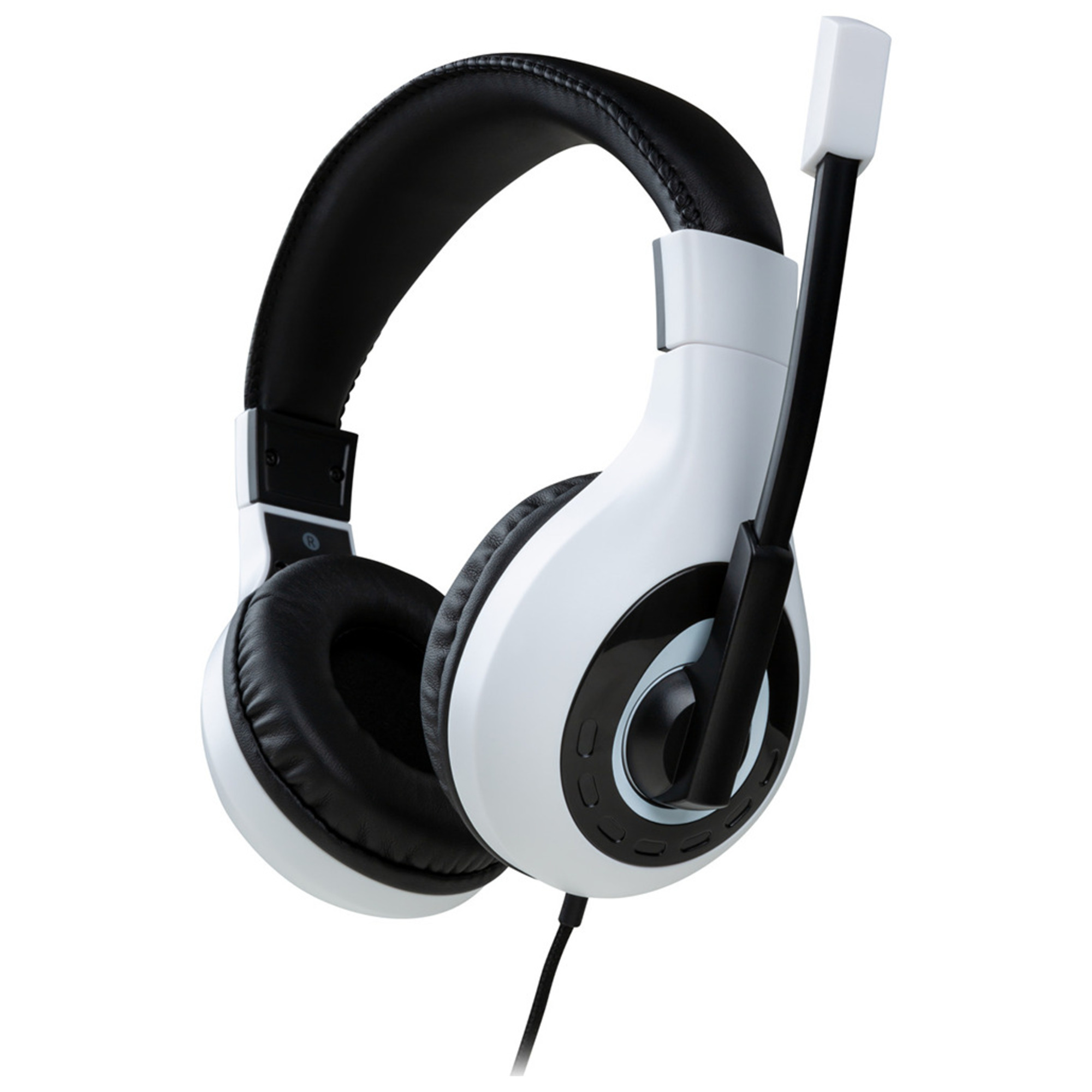 Casque PC Filaire Jack 3.5mm avec micro Blanc Bigben - Neuf