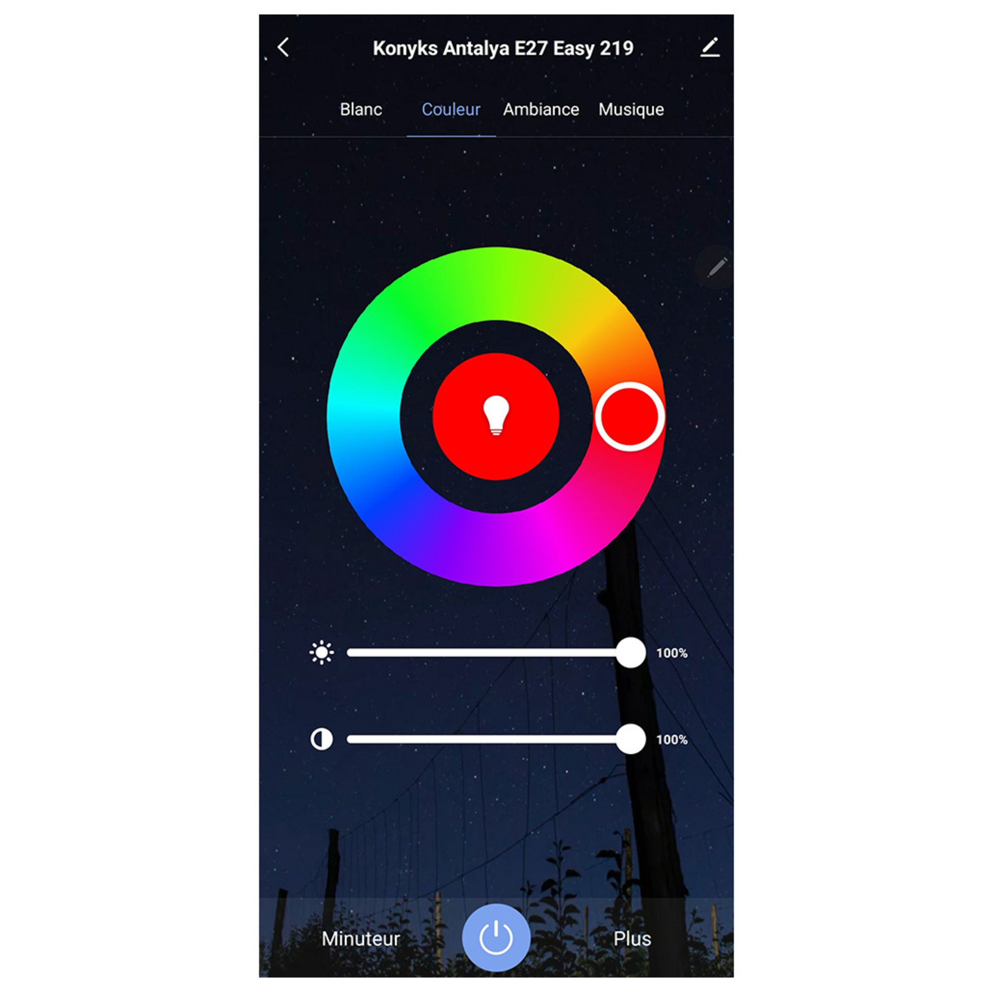 2 Ampoules LED KONYKS Antalya Easy E27 Dual Pack Wifi + Bt Couleurs + Compatible Alexa / Google Home - vue 2