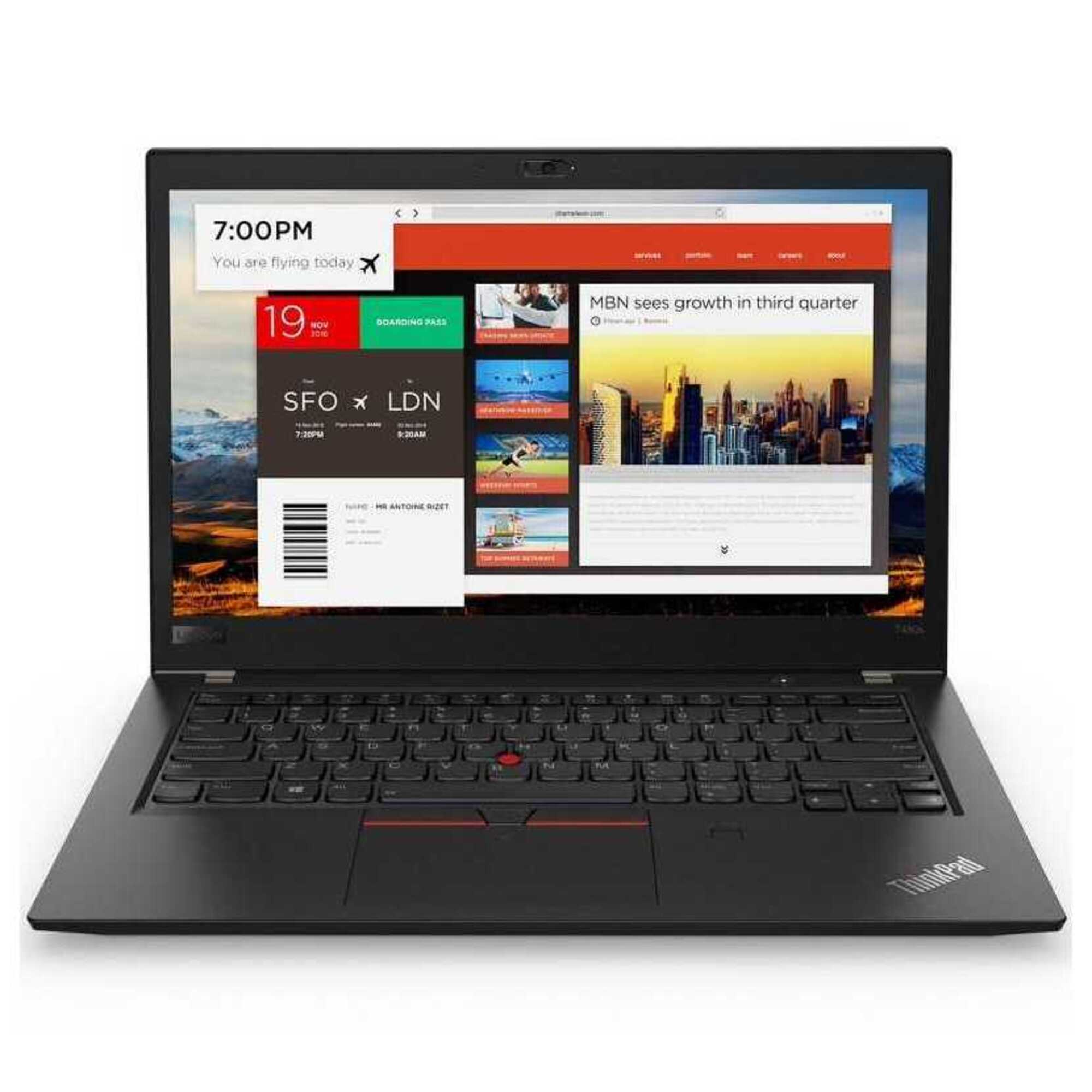 Lenovo ThinkPad T480S - Core i5 - 16 Go -  240 SSD - Très bon état