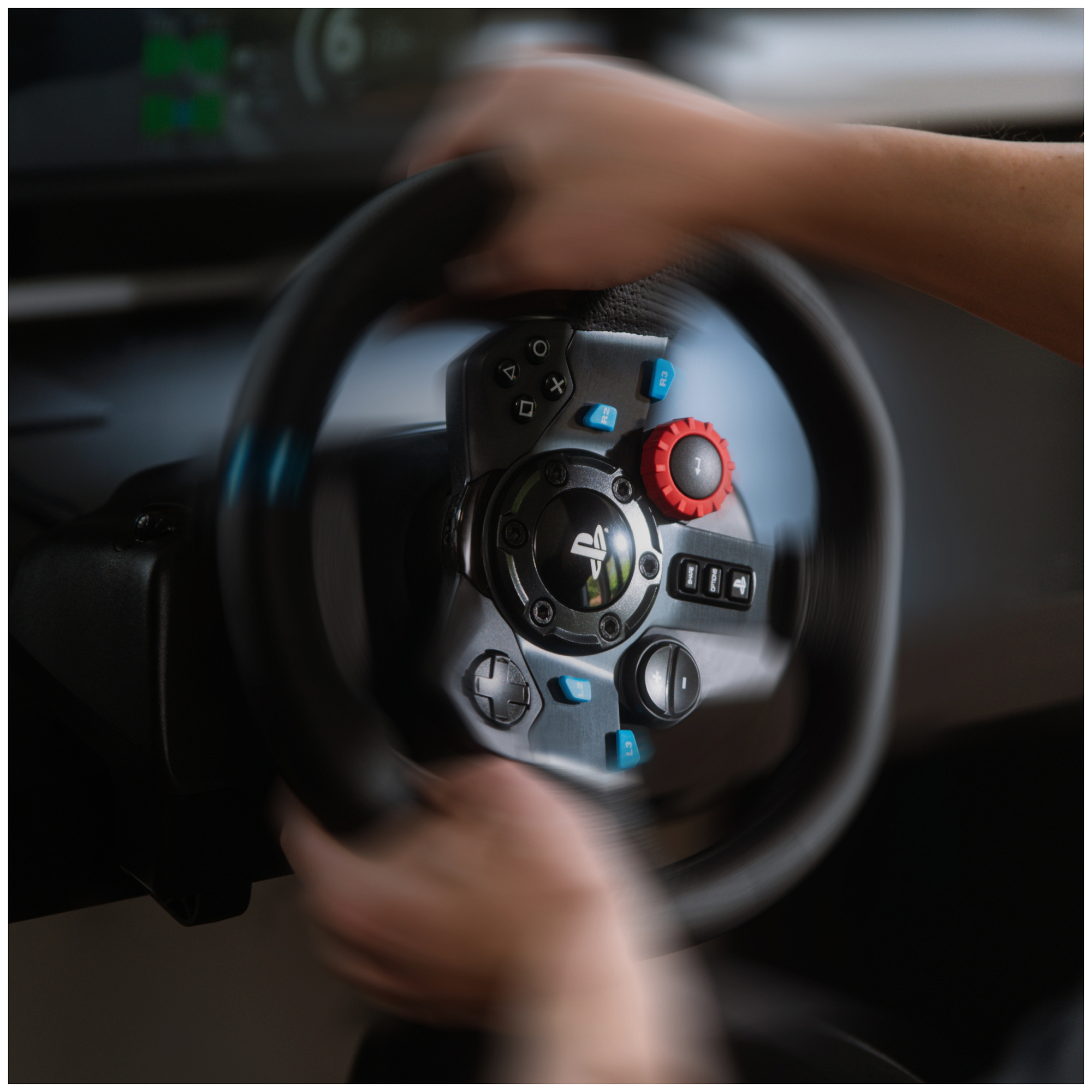 Volant Et Pédalier G29 Driving Force Ps4ps3pc Logitech Le Volant - vue 5