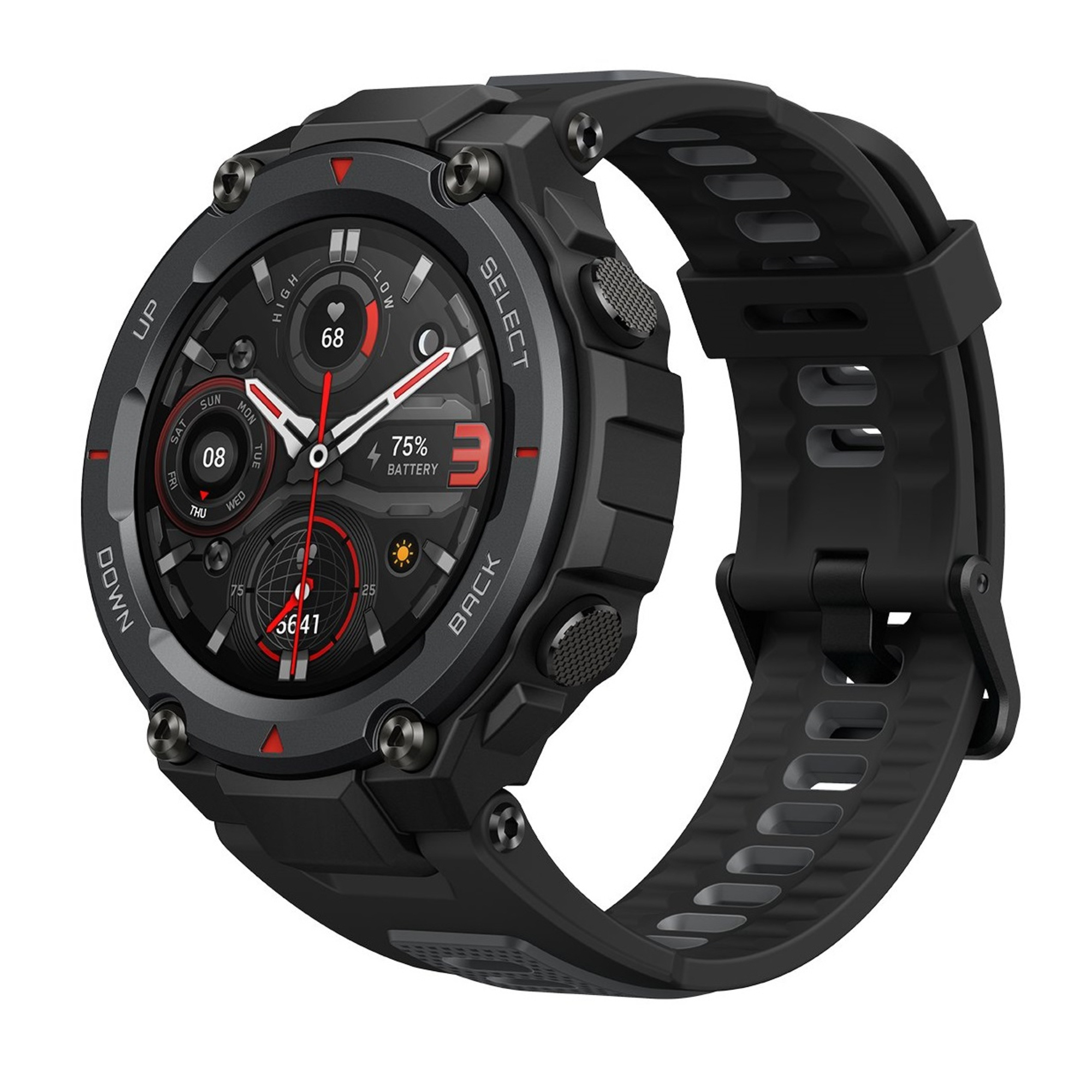 Amazfit T Rex Pro 3 3 cm 1.3 AMOLED 48 mm Numérique 360 x 360 pixels Écran tactile GPS satellite Neuf