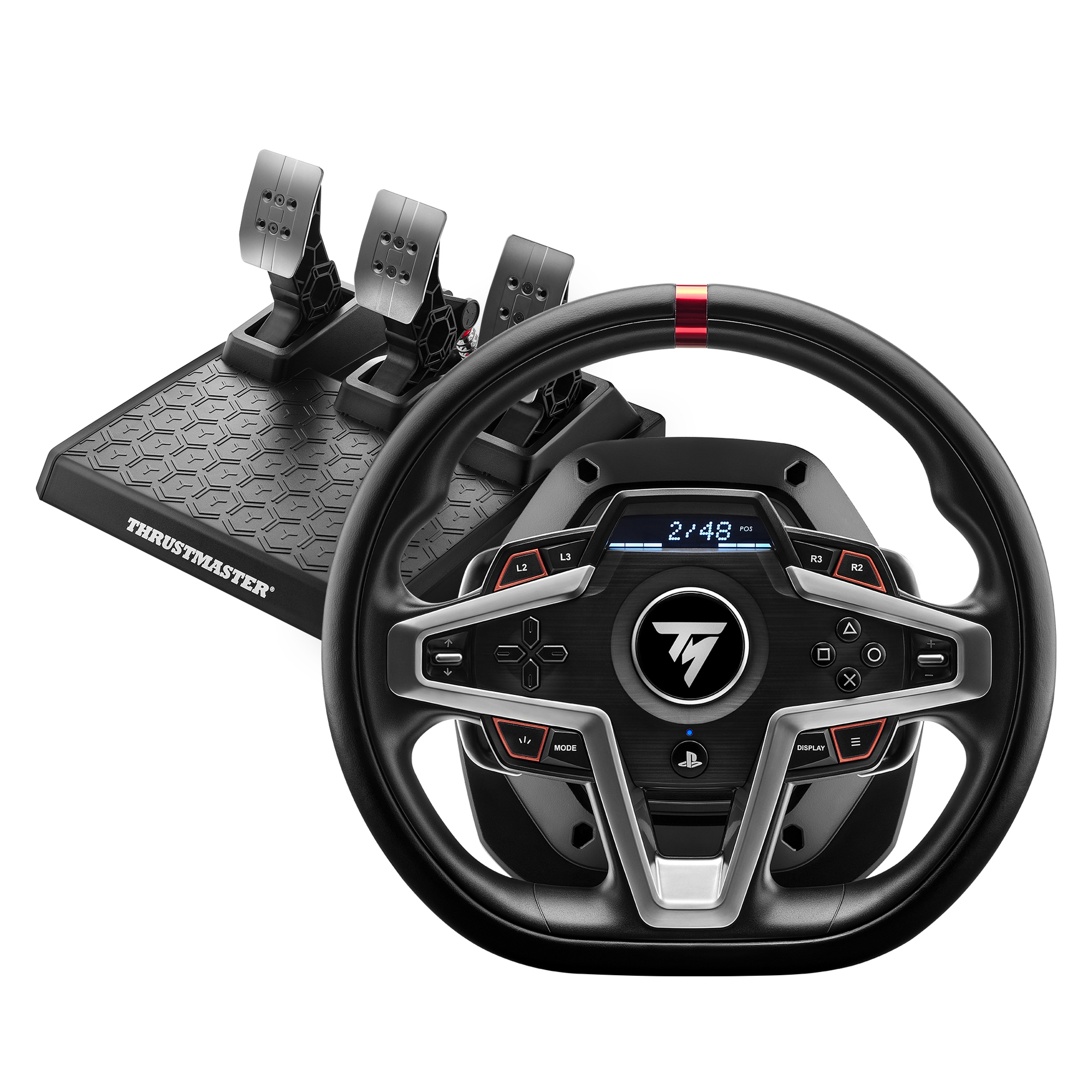 Thrustmaster T248 PS Licence off.PS5 compat.PS4 et PC.Force Feedback Ecran LCD 25 bts Pedalier magnétique 4160783 - Neuf Thrustmaster T248 PS Licence off.PS5 compat.PS4 et PC.Force Feedback Ecran LCD 25 bts Pedalier magnétique 4160783 - Neuf