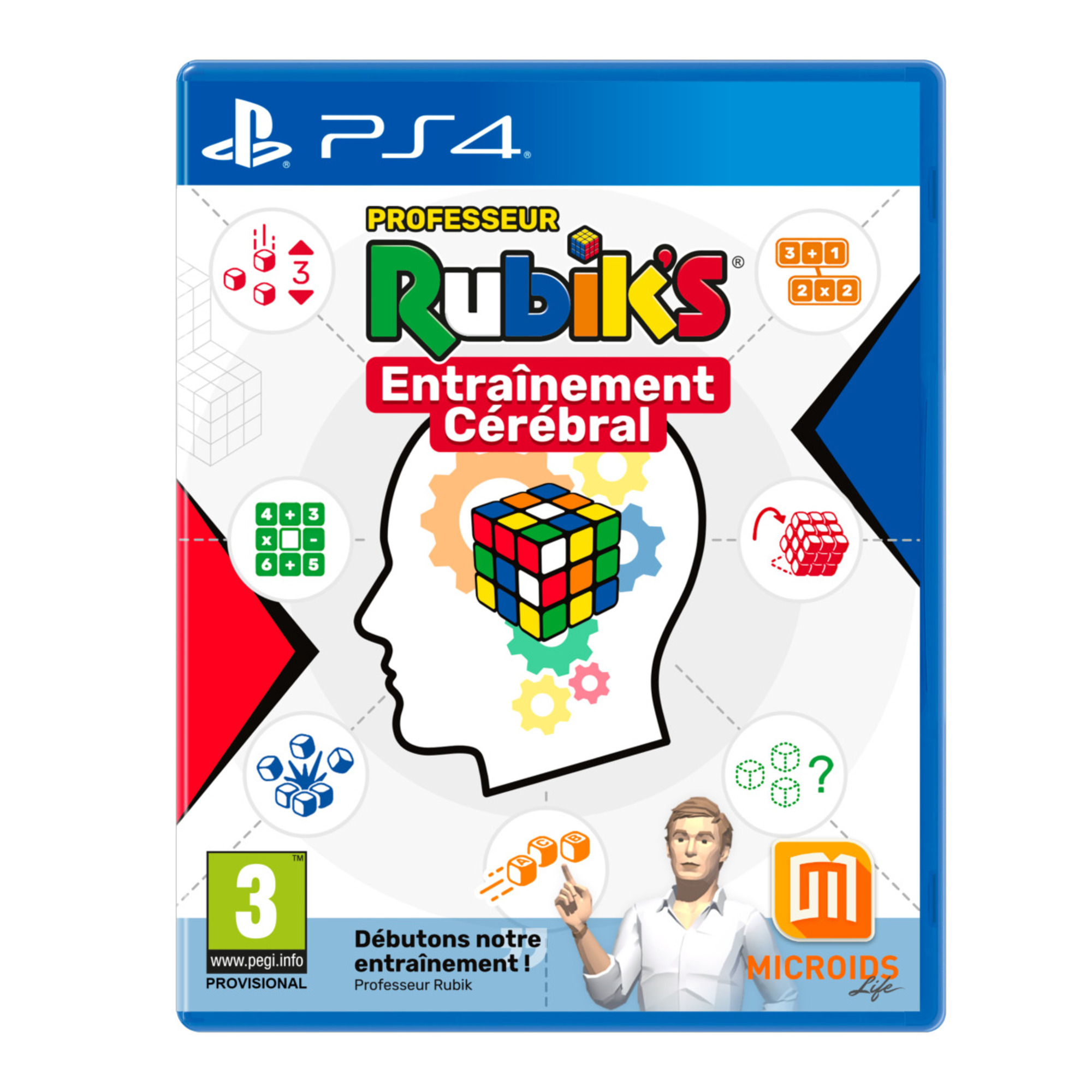 Entraînement Cérébral du Professeur Rubik PS4 - Neuf