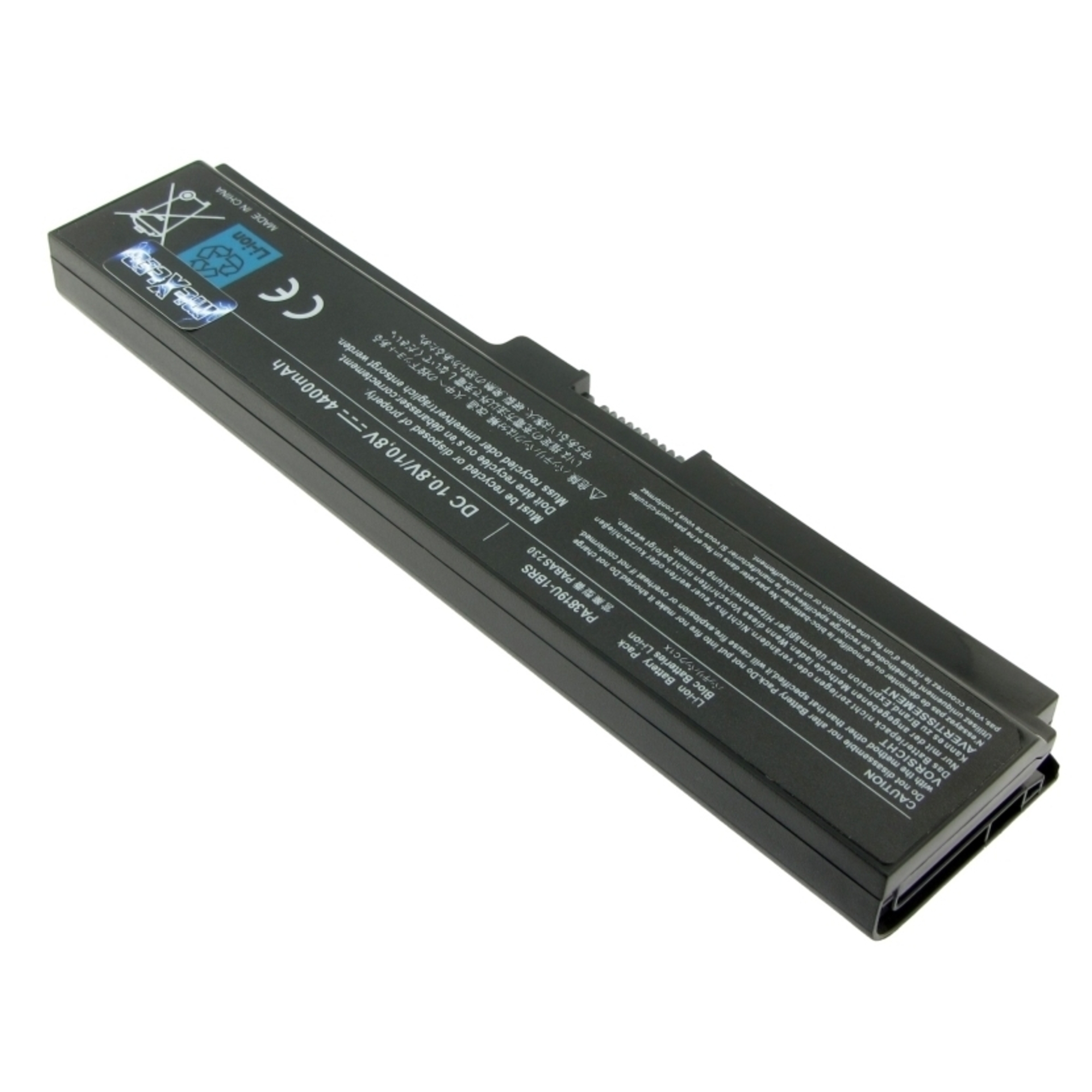 Battery LiIon, 10.8V, 4400mAh for TOSHIBA Satellite L655-1EX - Neuf