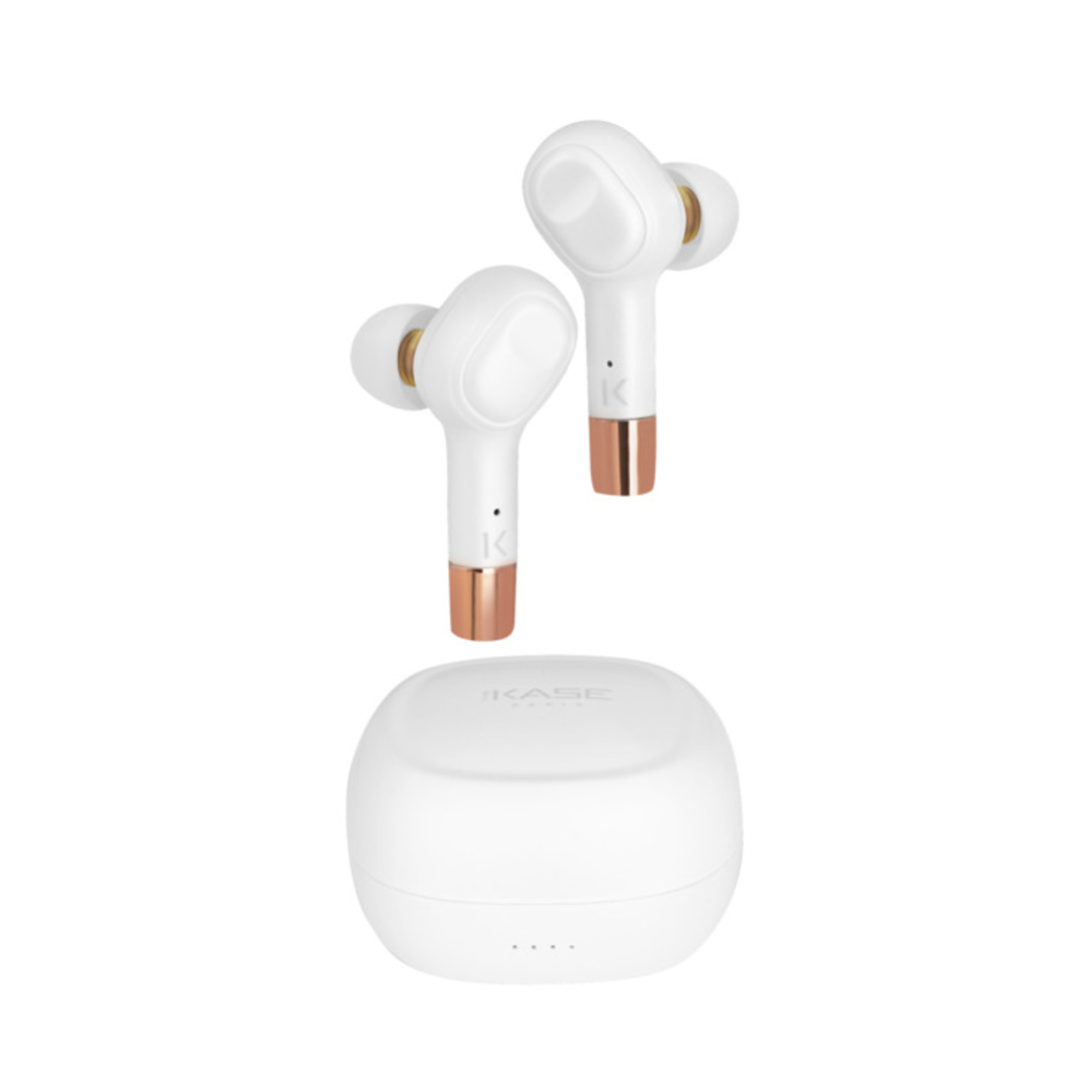 Écouteurs sans fil Sonik Pro intra-auriculaires avec boîtier de chargement, Blanc perle - Neuf