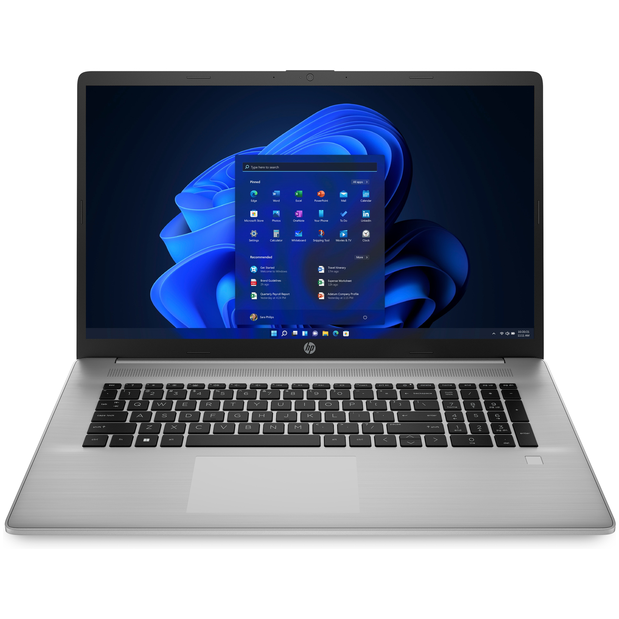 HP  470 G8 17.3"" I5 8 Go Argent 256 Go