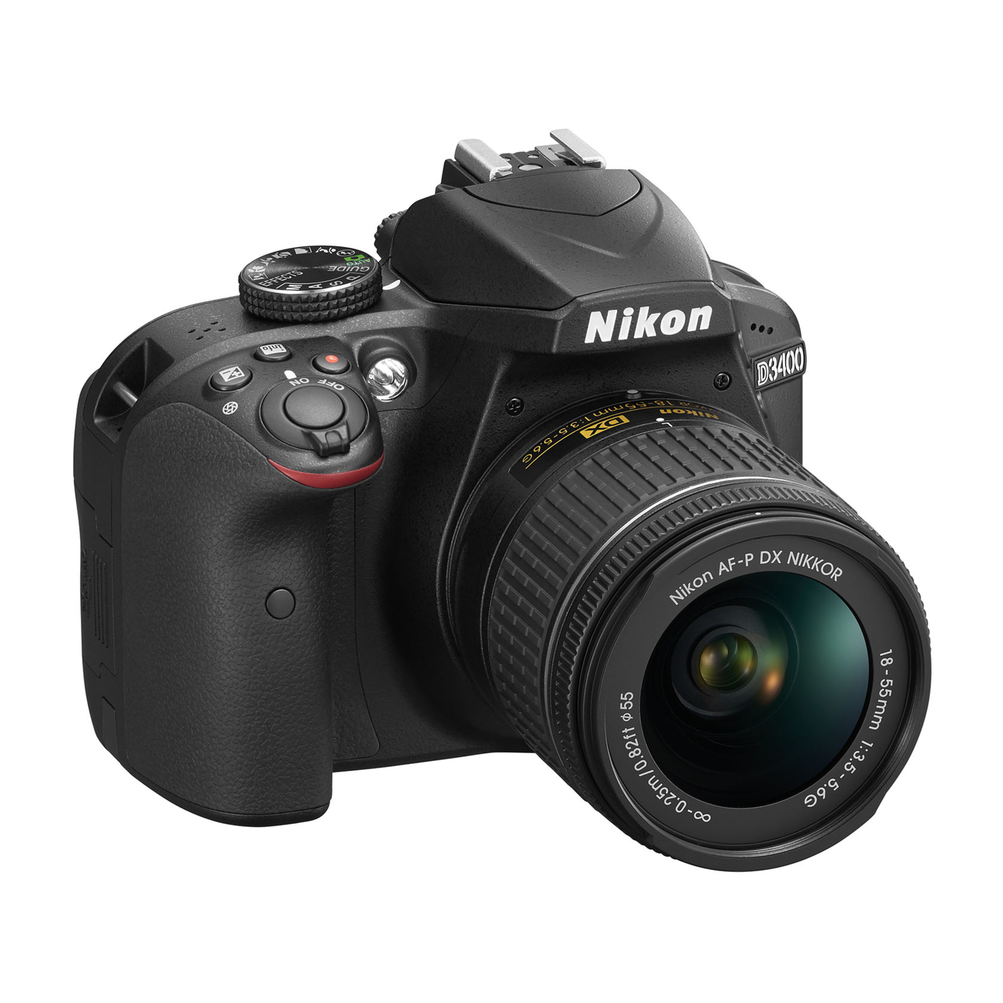 Nikon D3400 Dx + 18-55Mm Kit D'Appareil-Photo Slr 24,2 Mp Cmos 6000 X 4000 Pixels Noir - Très Bon État