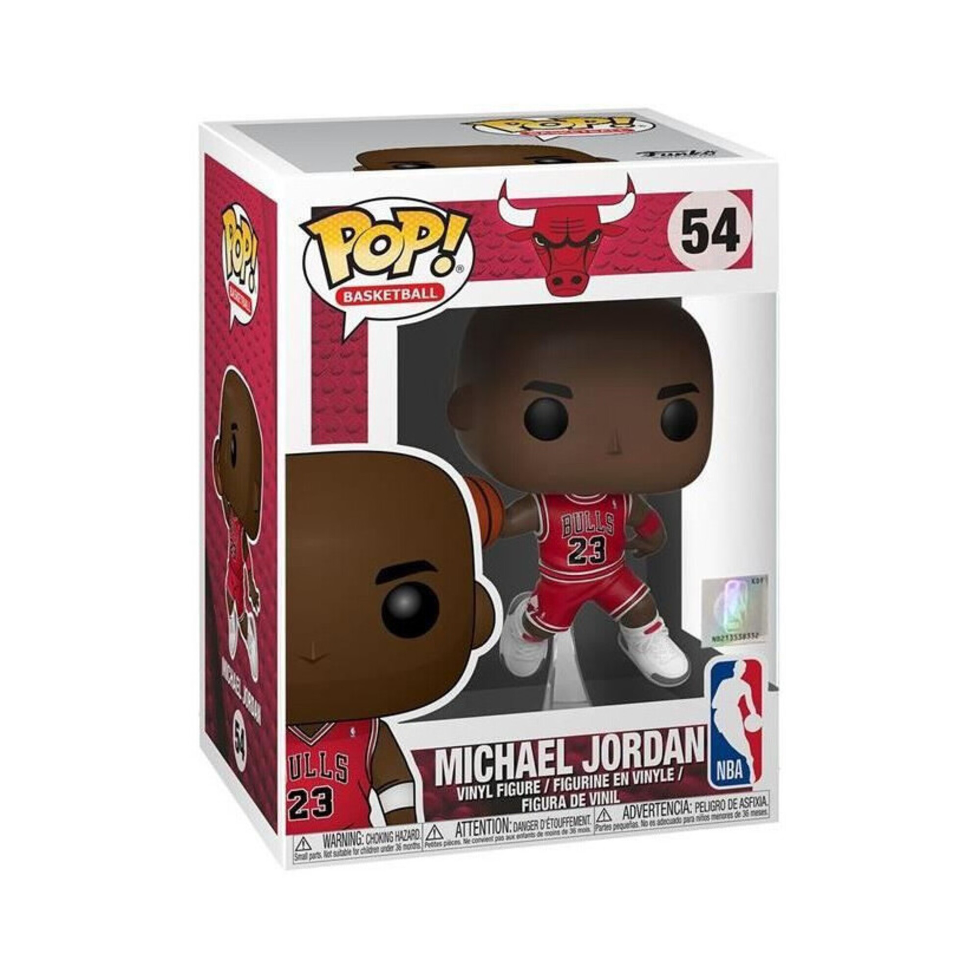 Figurine Funko Pop! NBA : Bulls Michael Jordan 1995 Playoffs Neuf - vue 2