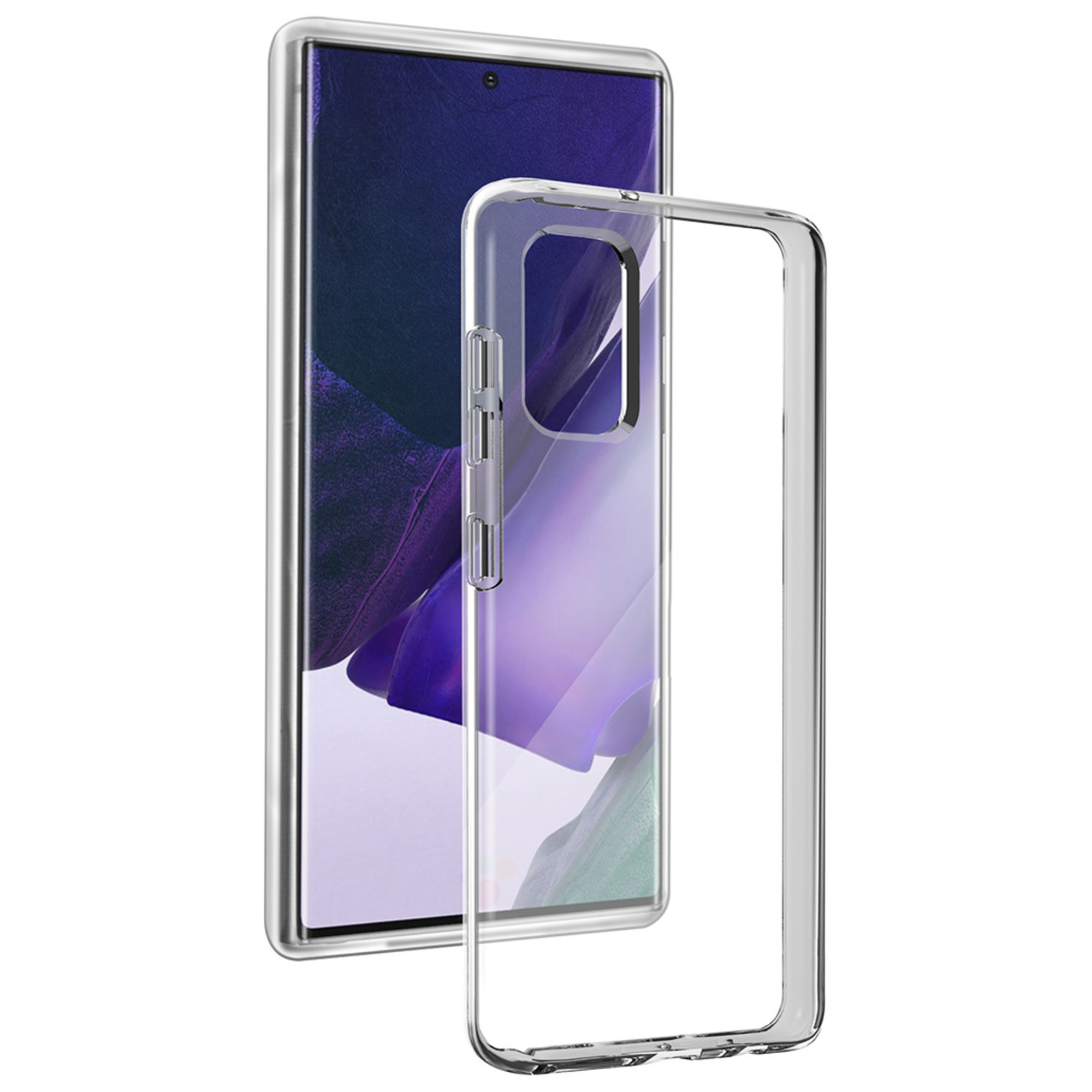 Coque Samsung G Note 20 Silisoft souple Transparente Bigben - Neuf