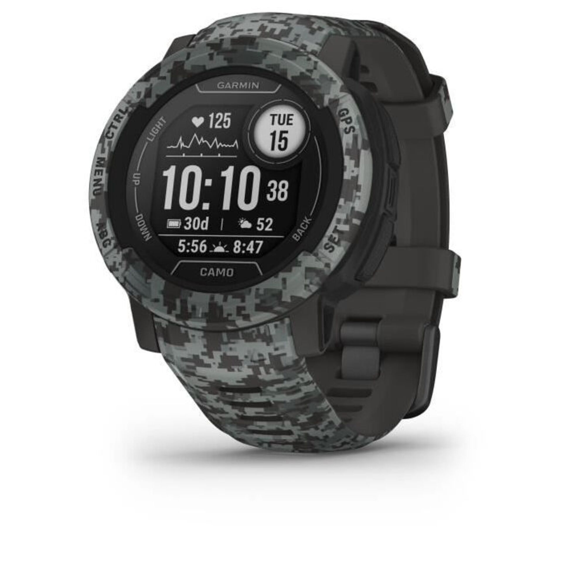 Instinct 2 Camo Edition 2,29  (0.9 ) Mip 45 Mm Graphite Gps (Satellite) - Neuf