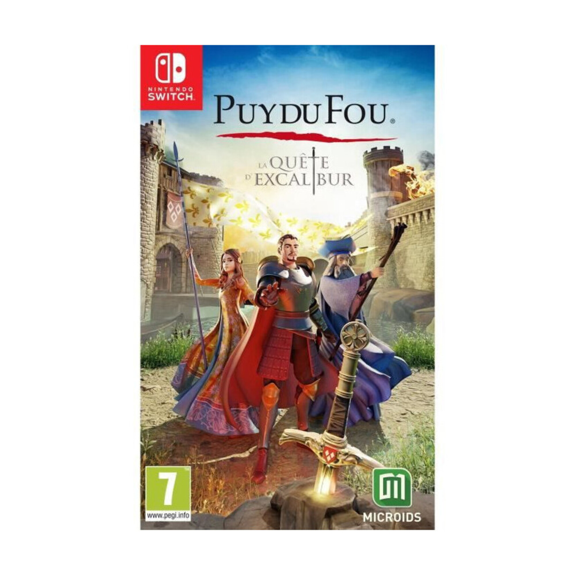 Puy Du Fou - La quete d'Excalibur Jeu Switch - Neuf