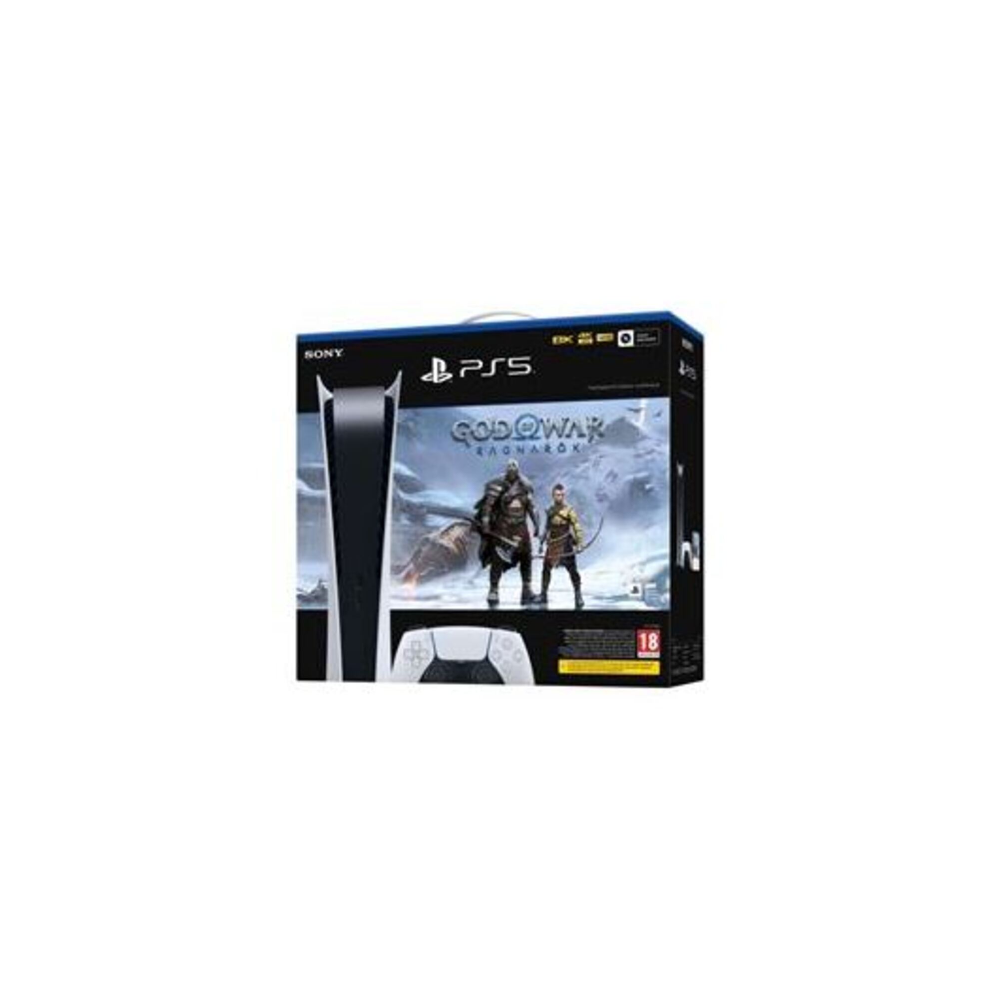 Pack PS5 & God of War Ragnarök - Console de jeux Playstation 5 (Digitale) - Bon état